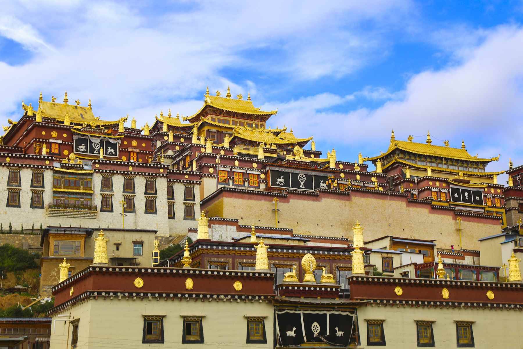 Zhongdian tempel in China