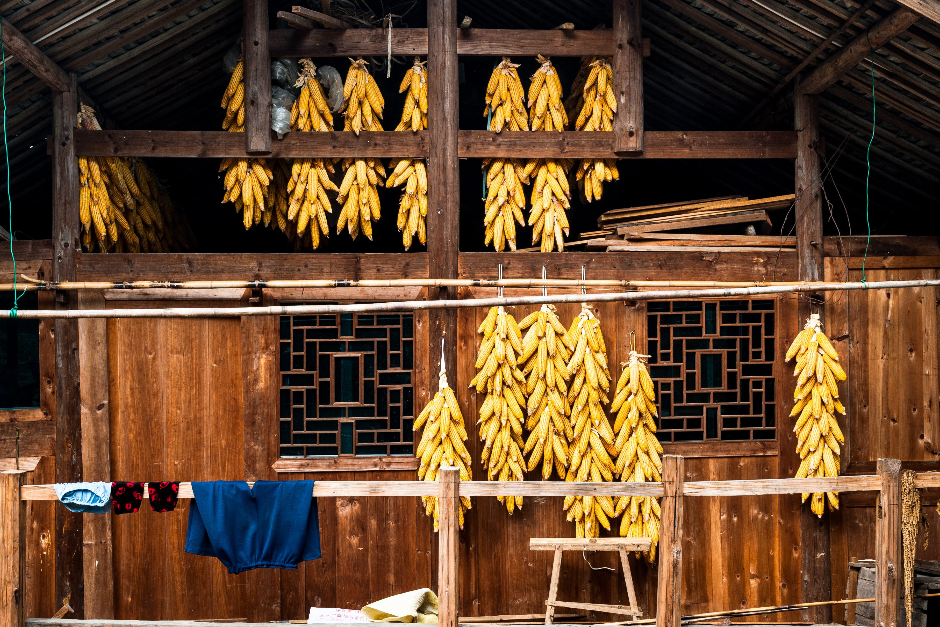 Mais bij Chinees huis