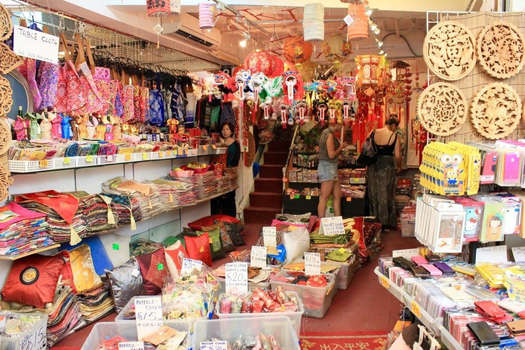 Stanley market in Hong Kong
