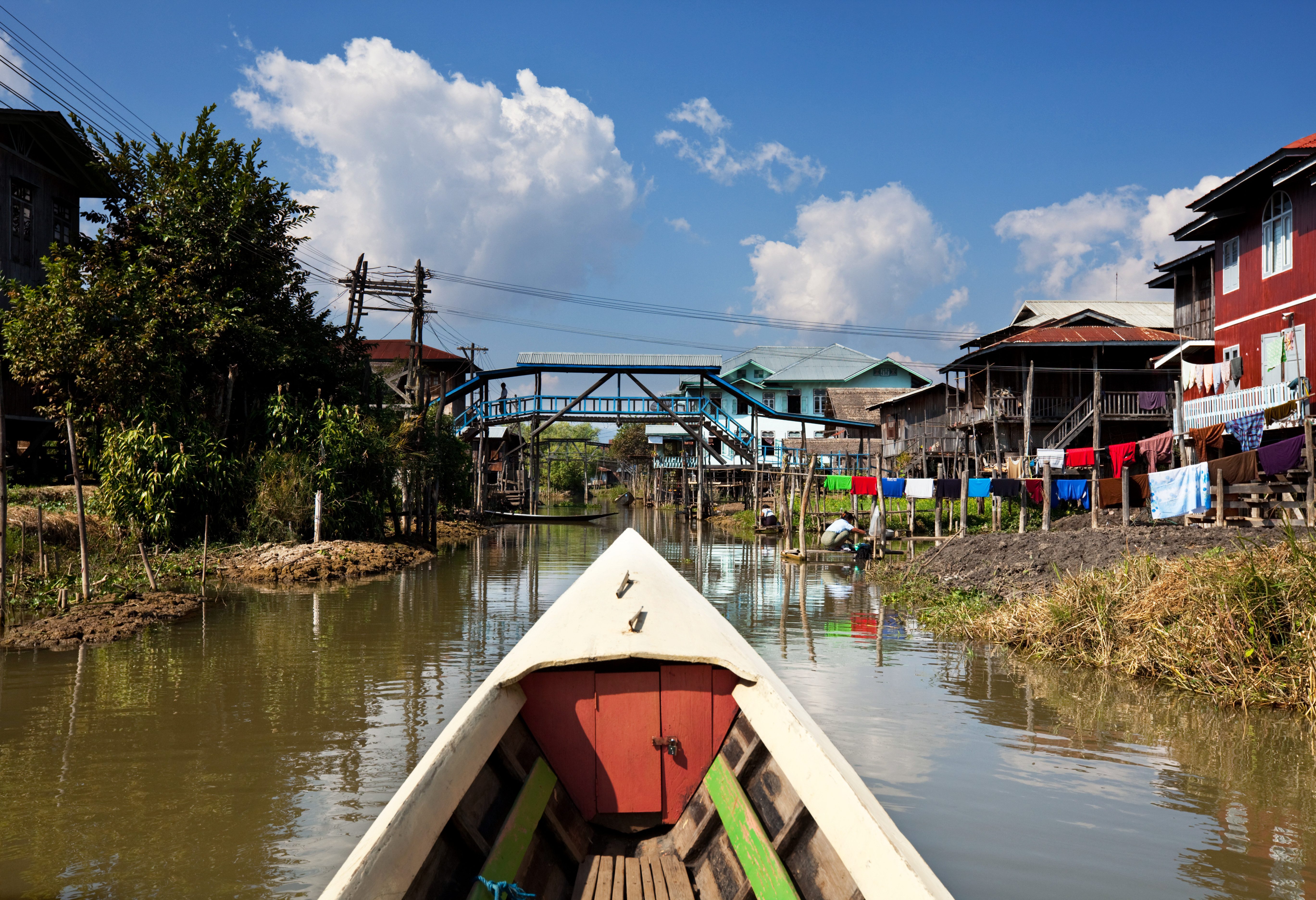 Inle Lake per boot verkennen