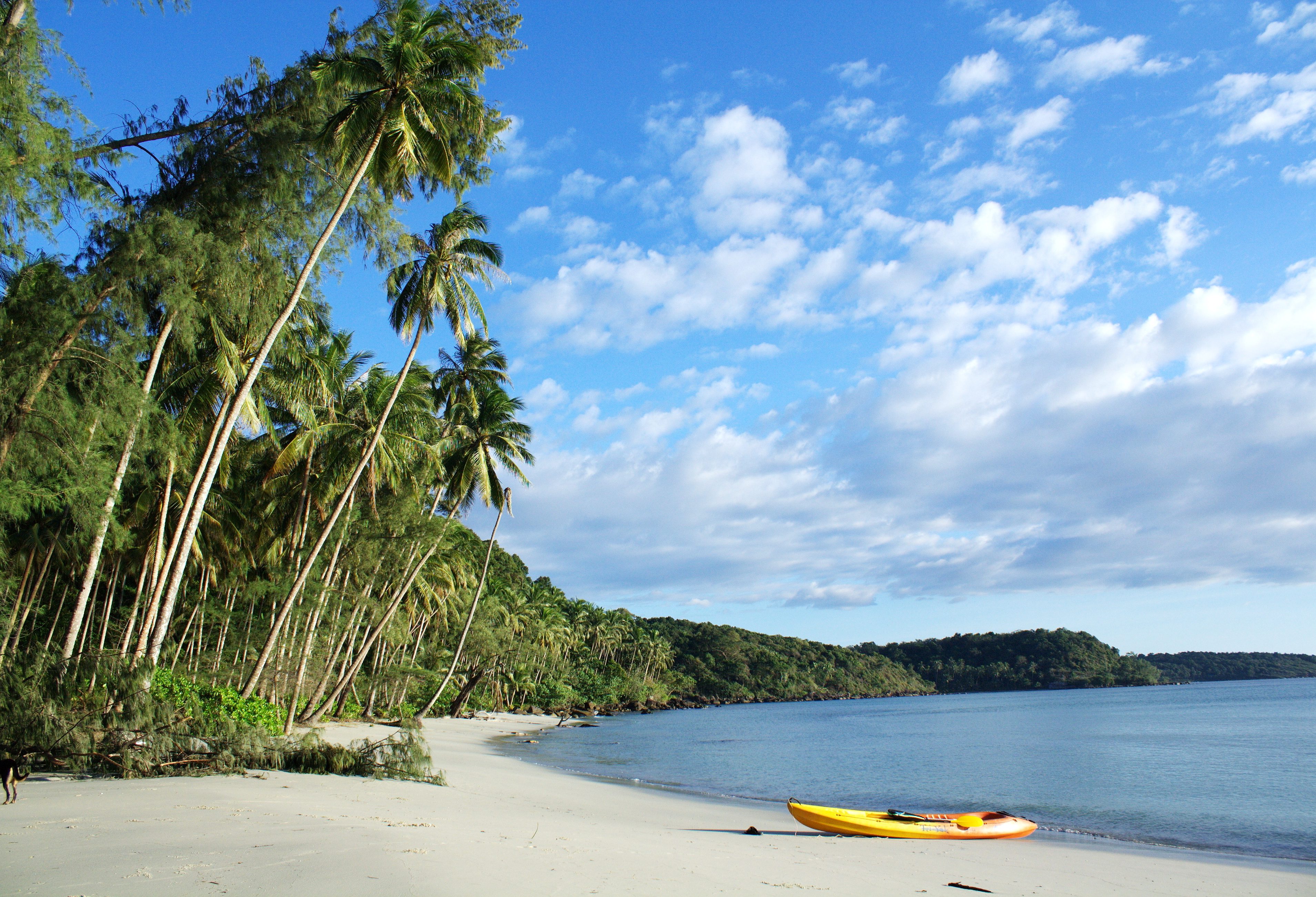 Strand op het eiland Koh Kood in Thailand