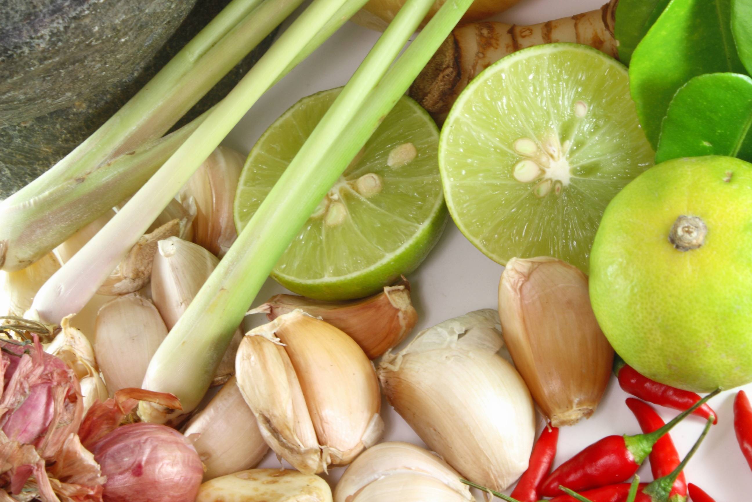 Specerijen om te koken in Thailand