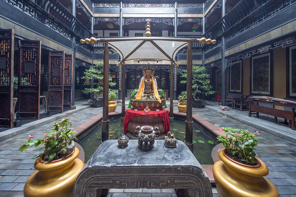Buddha Zen Hotel in Chengdu in China
