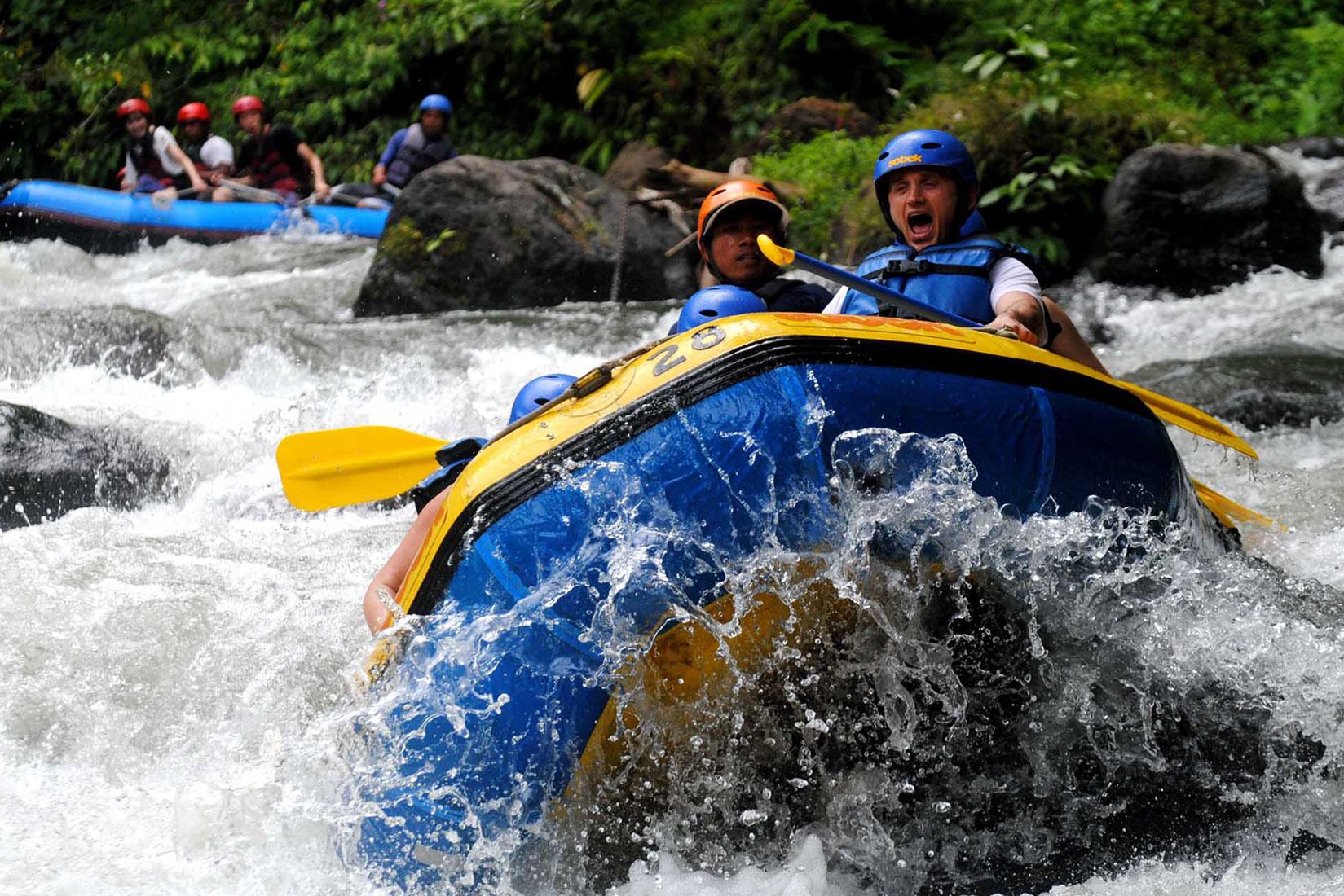 Raften op Bali