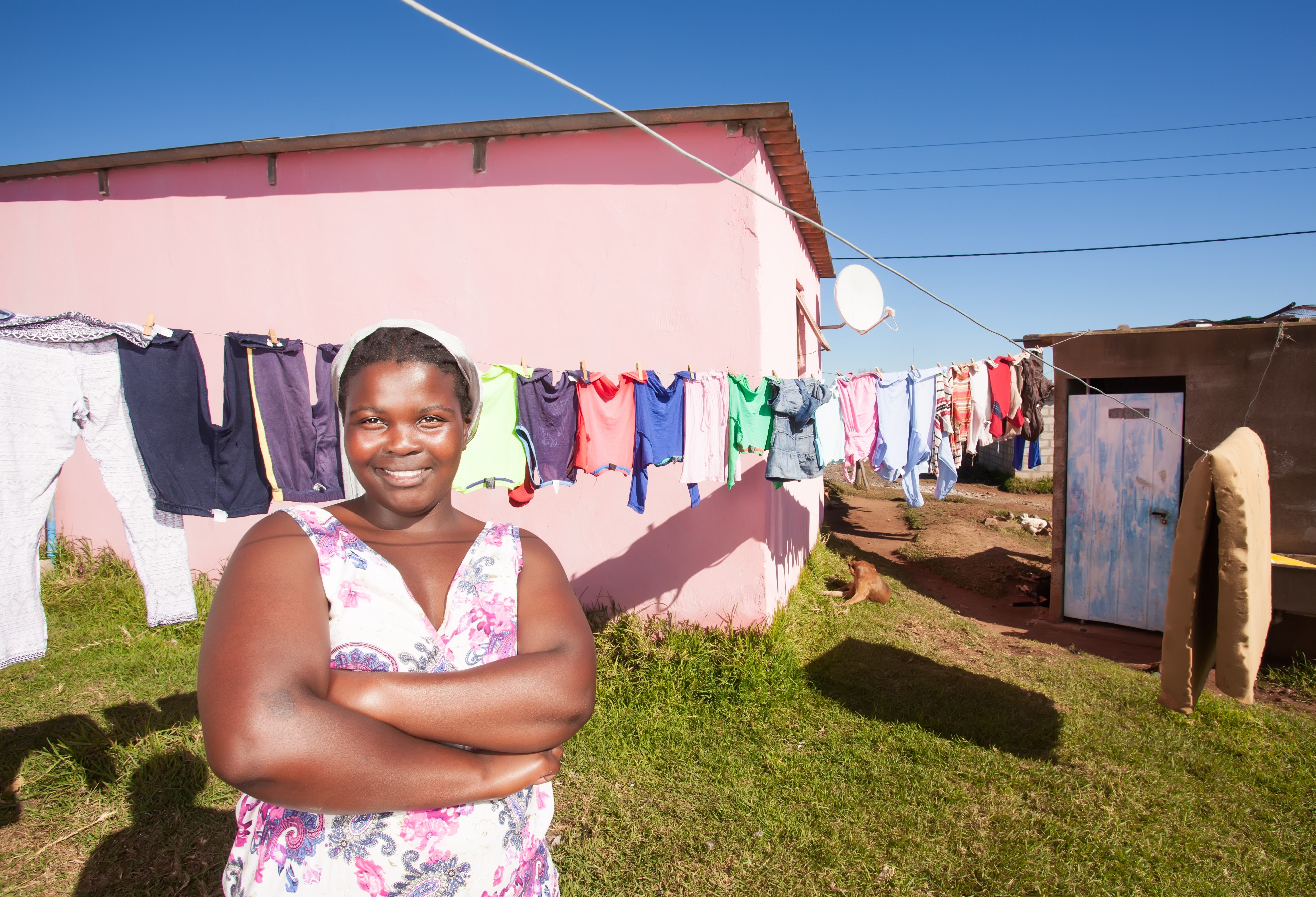 Township bij Kaapstad