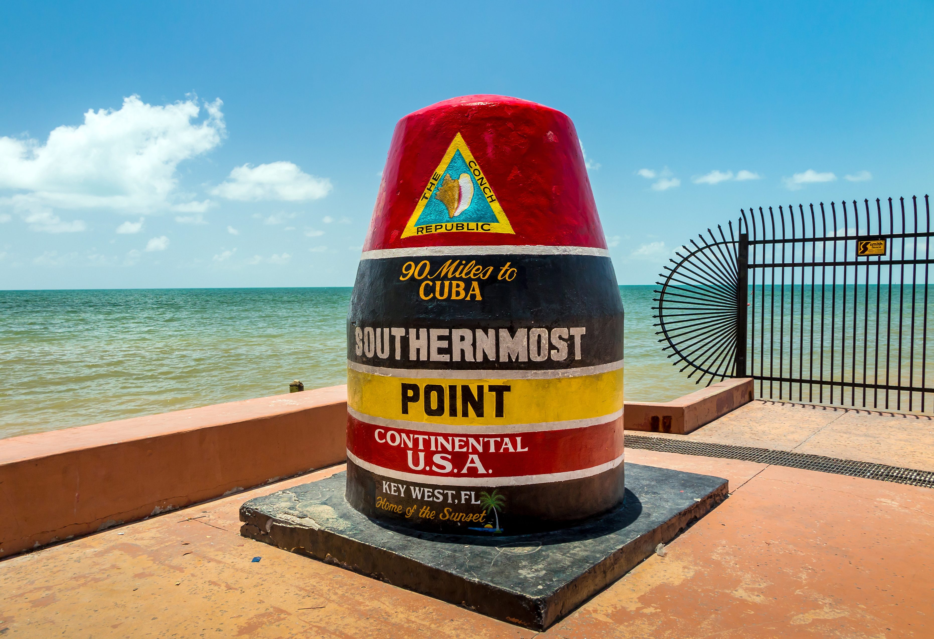 90 miles to Cuba in Key West