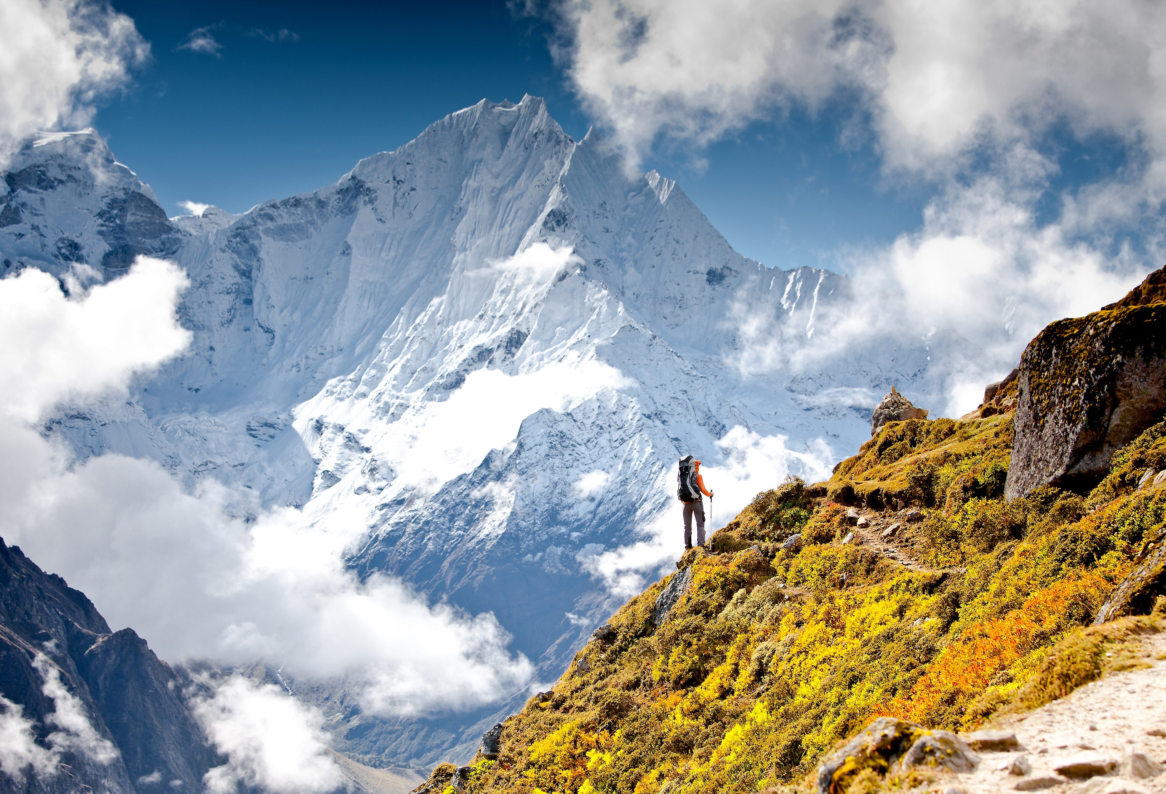 Himalaya trekking in Nepal