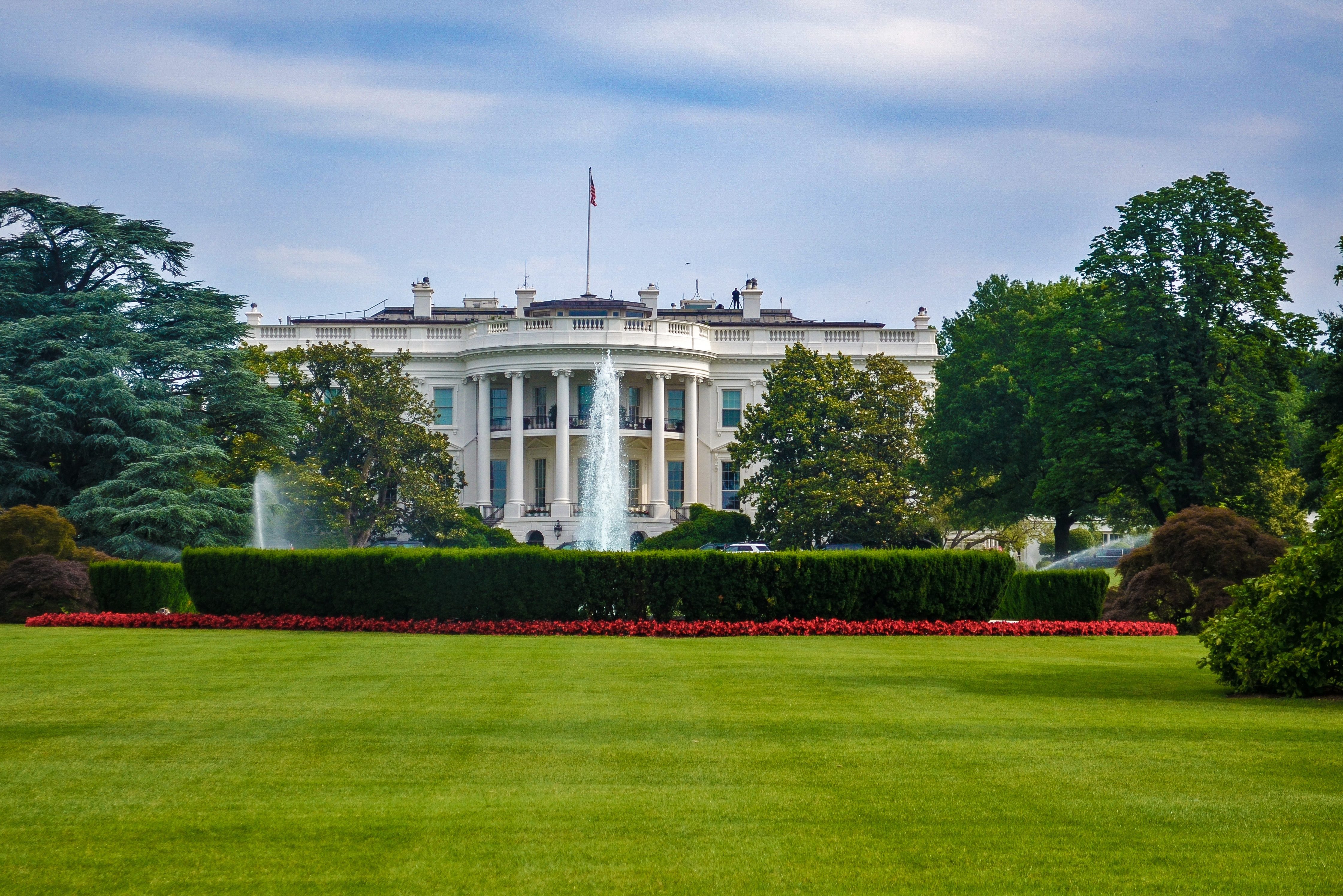 Het witte huis in Washington DC in Amerika