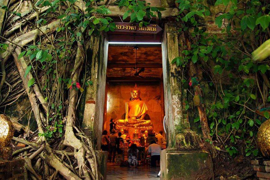 Wat Bang Kung bij Amphawa in Thailand