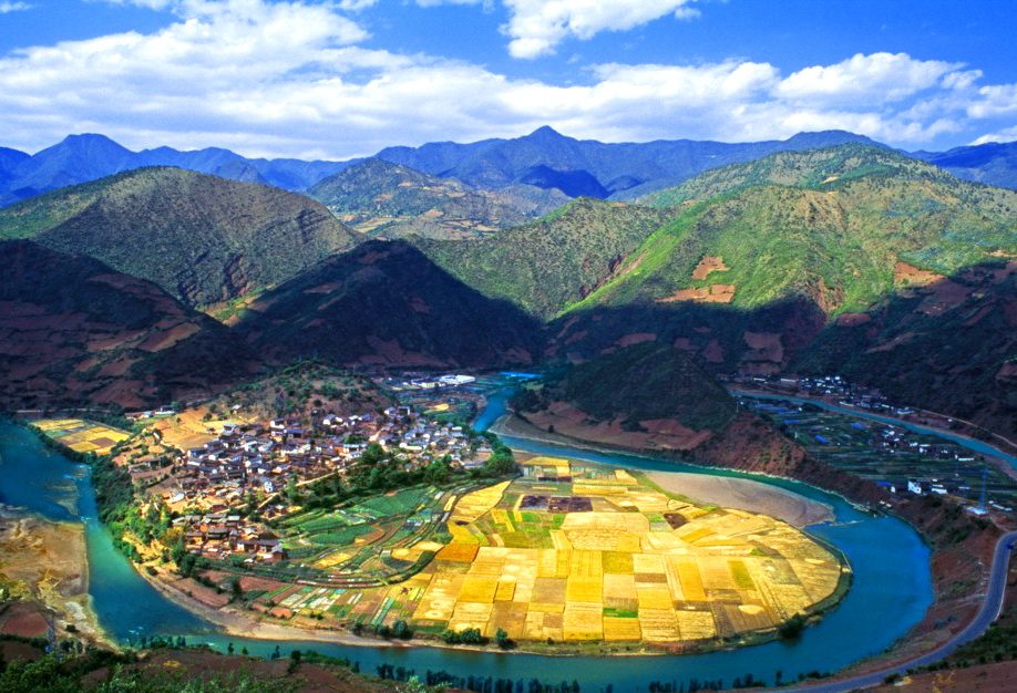 Dali vanuit de lucht China