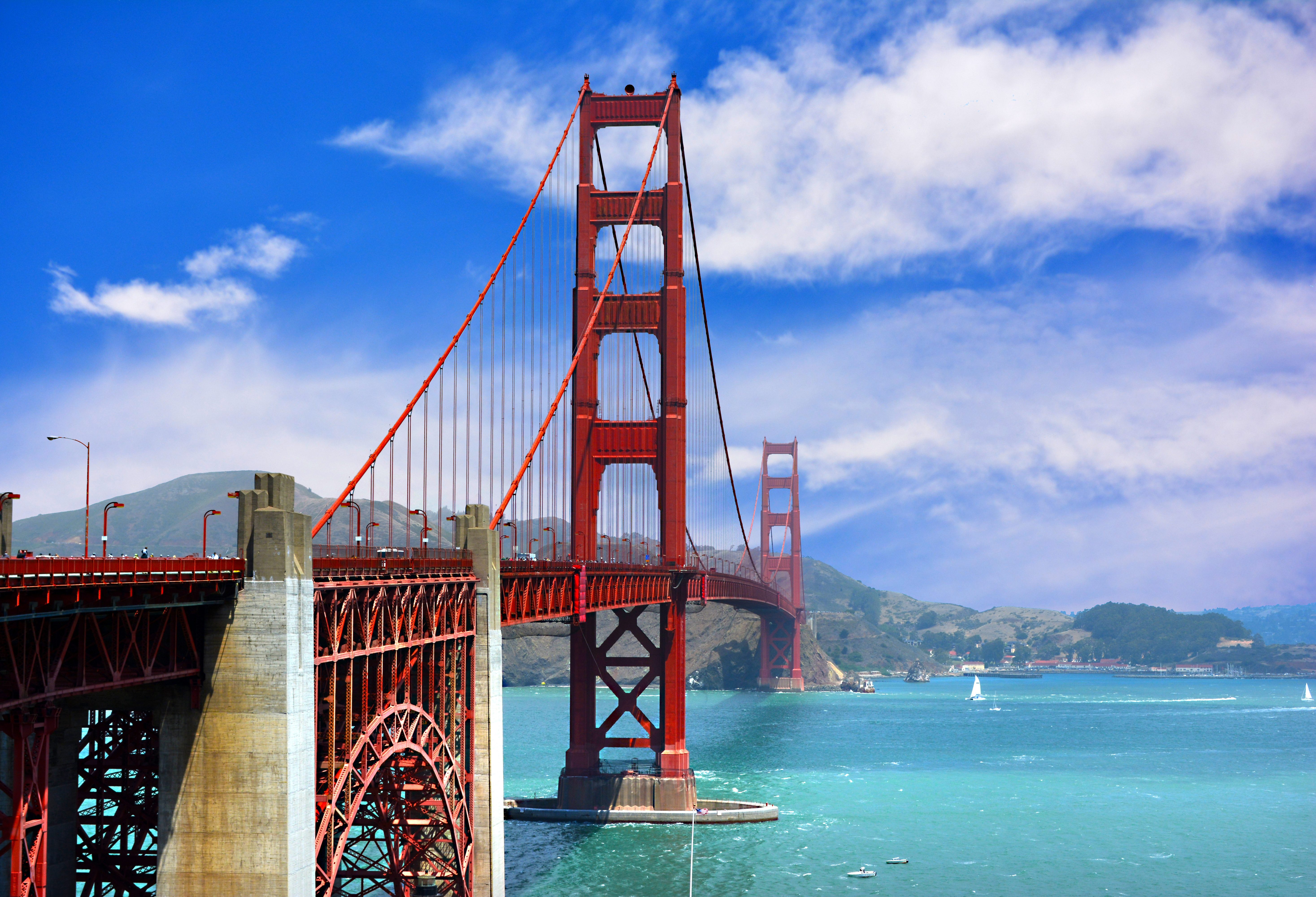 Golden Gate Bridge in San Francisco in Amerika
