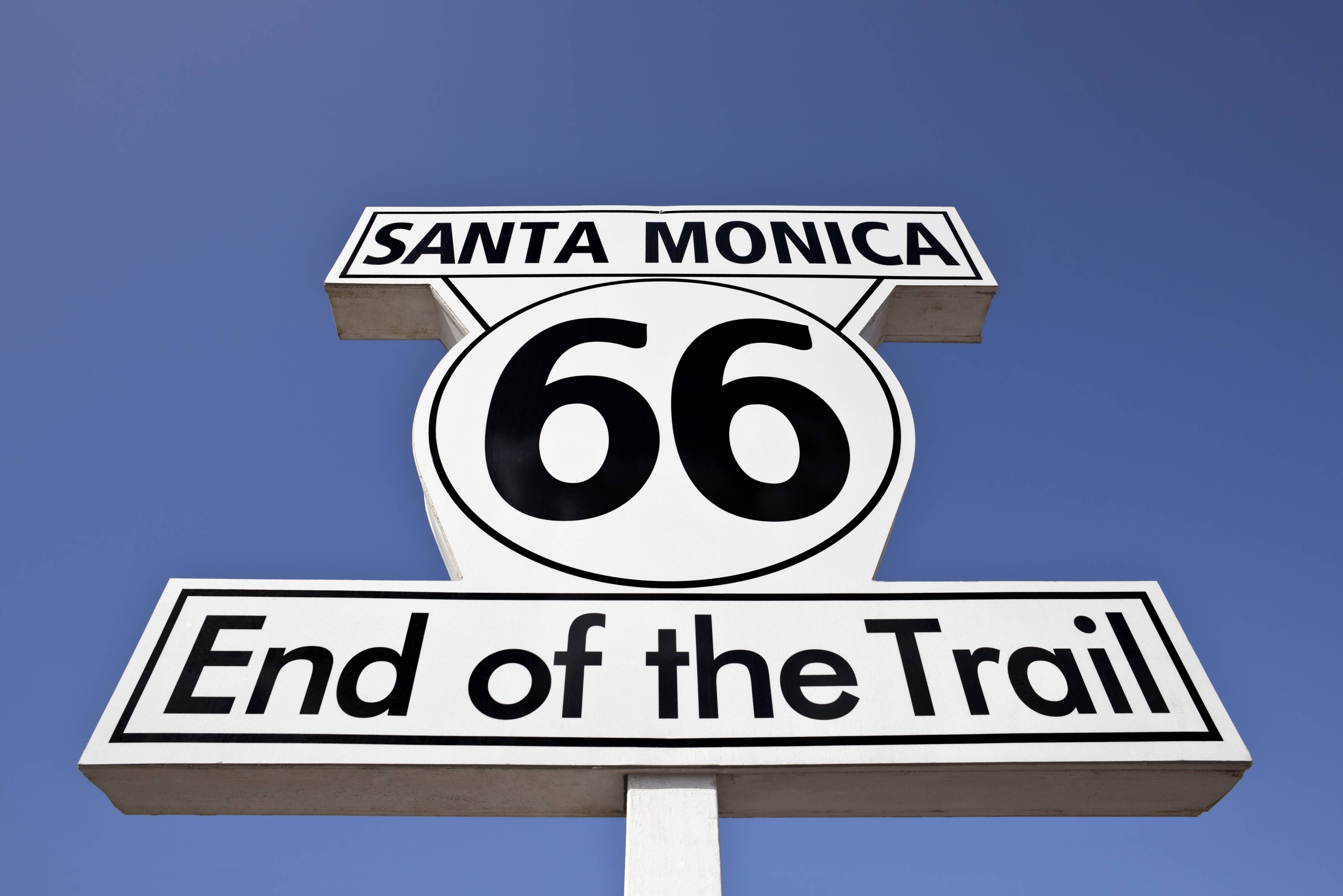 Route 66 - End of trail in Santa Monica
