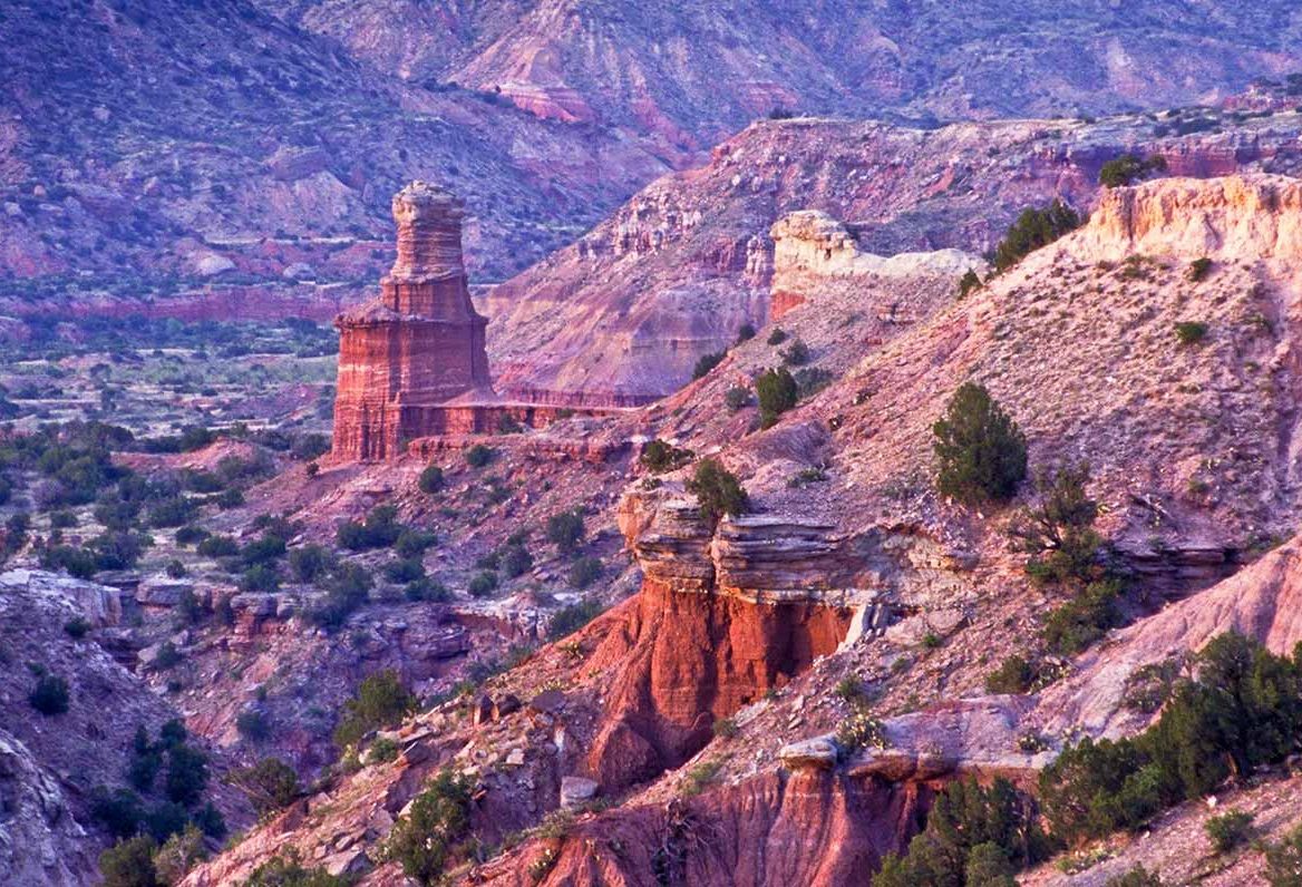 Lighthouse Peak in Palo Duro in Texas