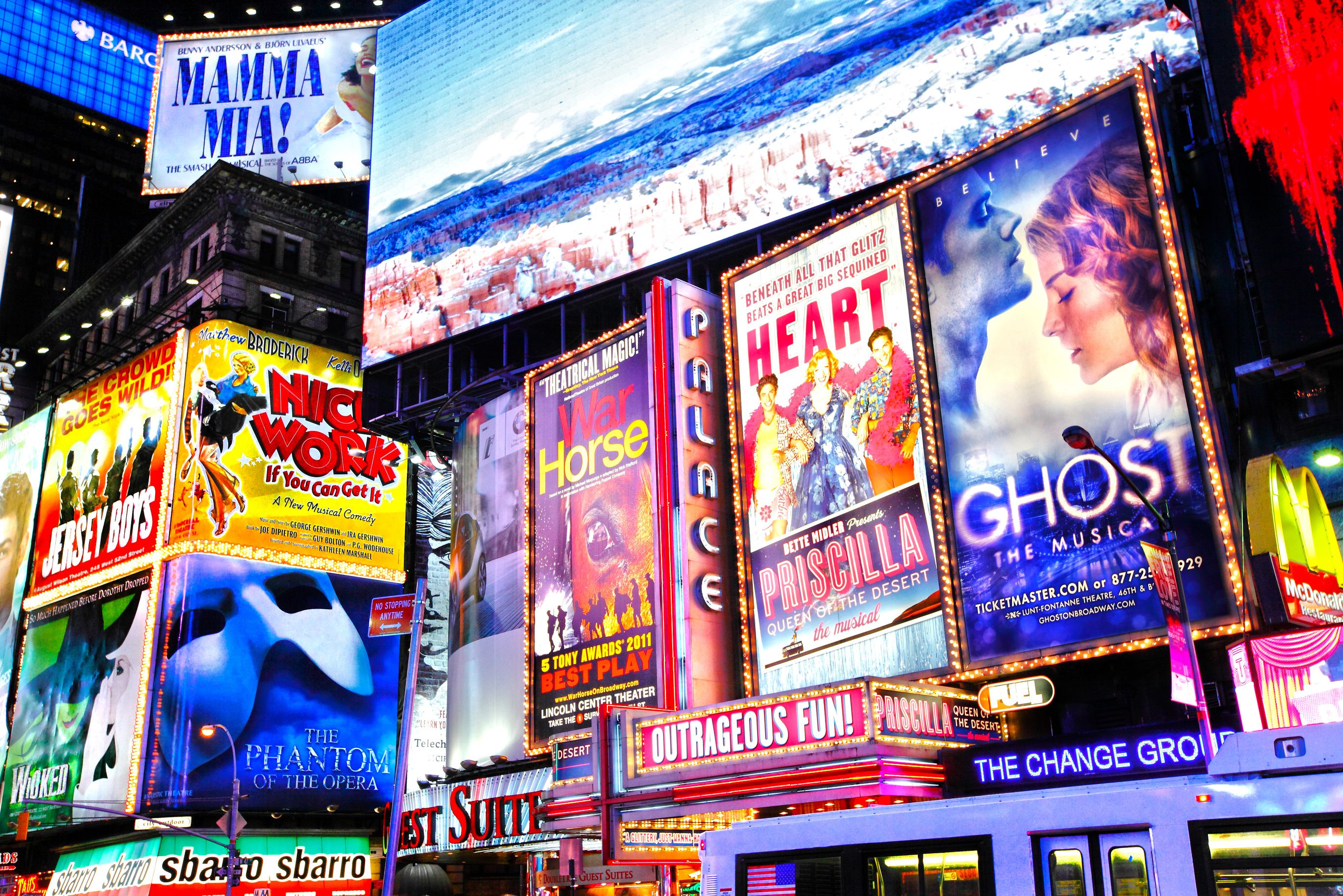 Broadway in New York in Amerika