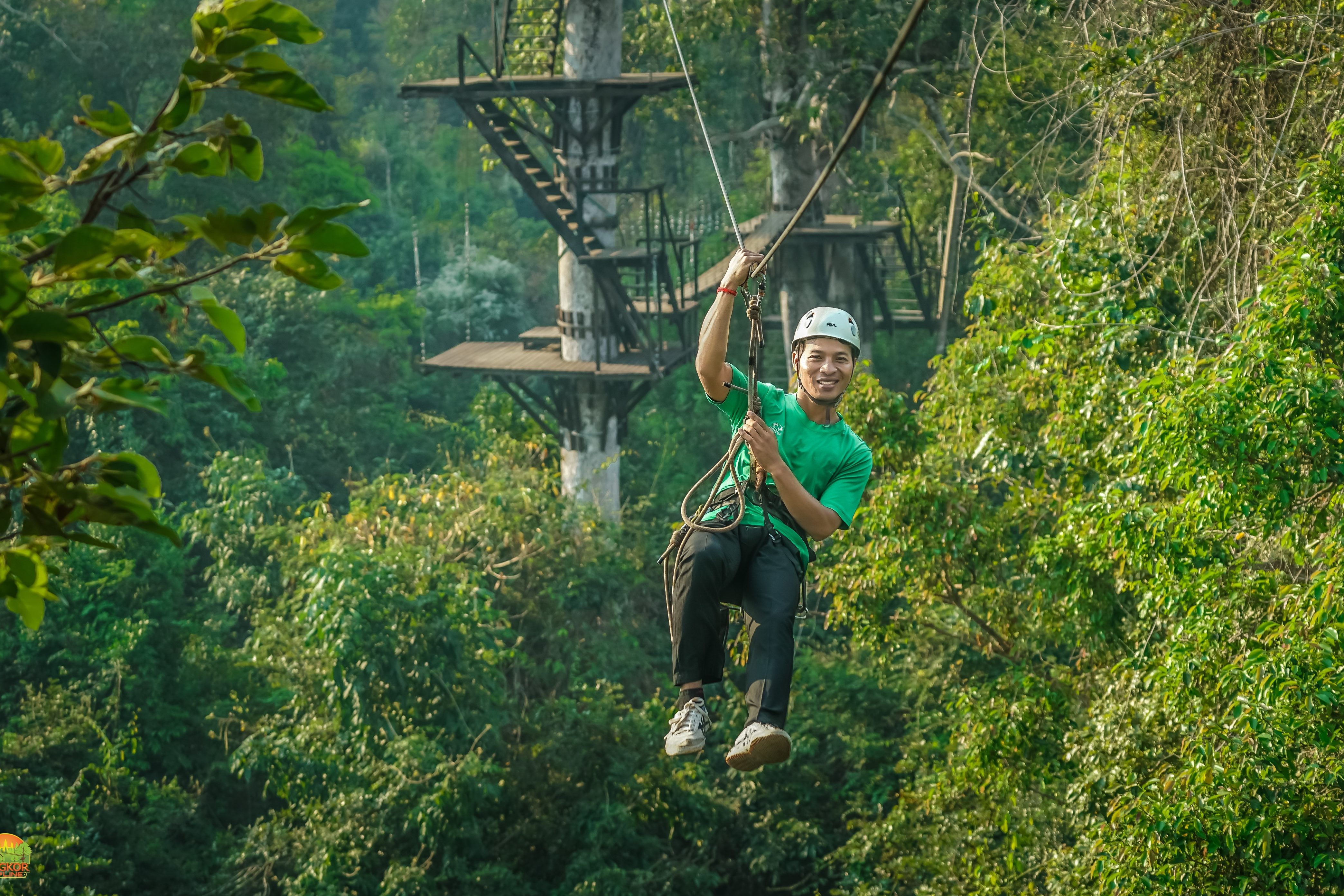 cambodja angkor zipline