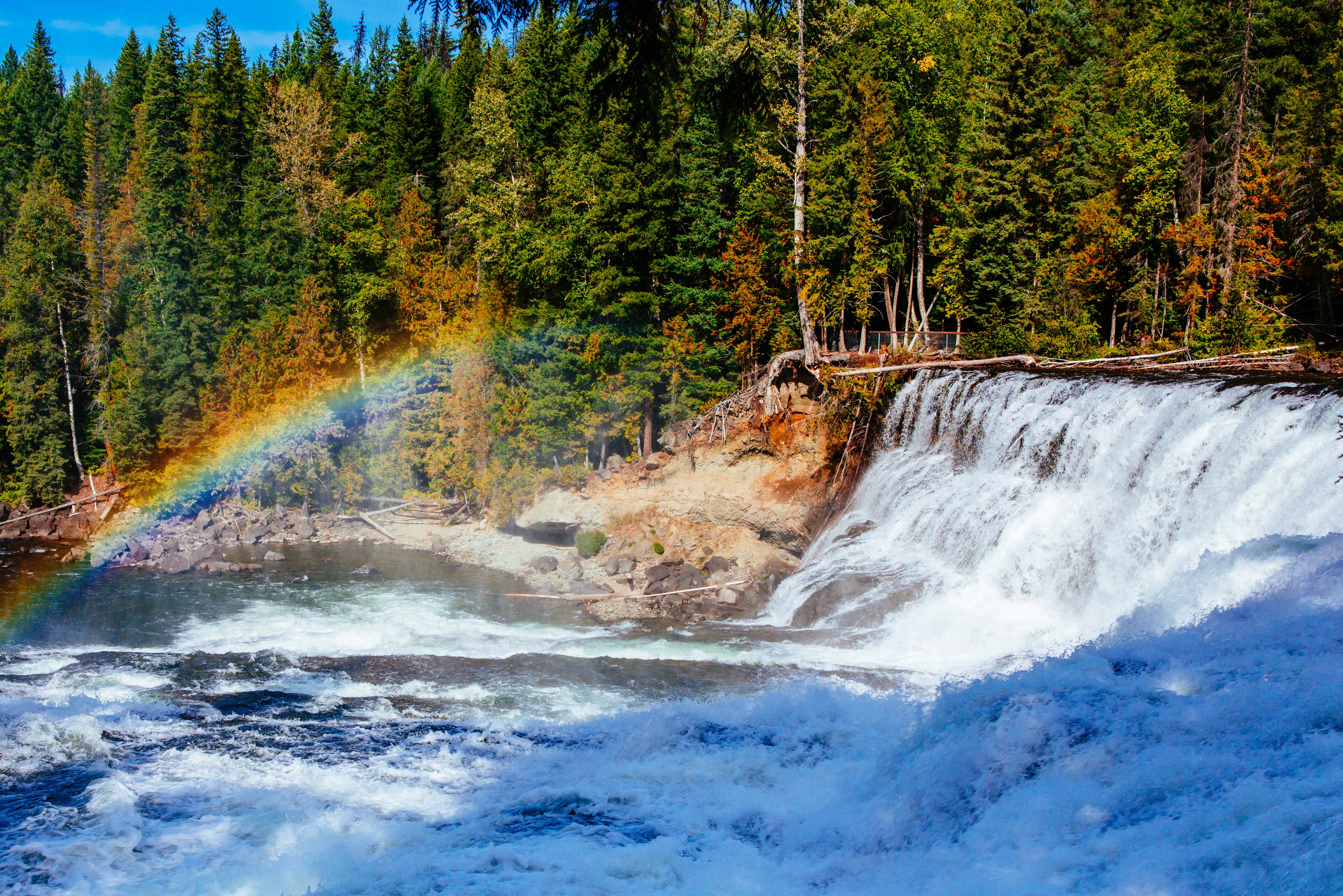 Dawson Falls in Wells Gray Provincial Park