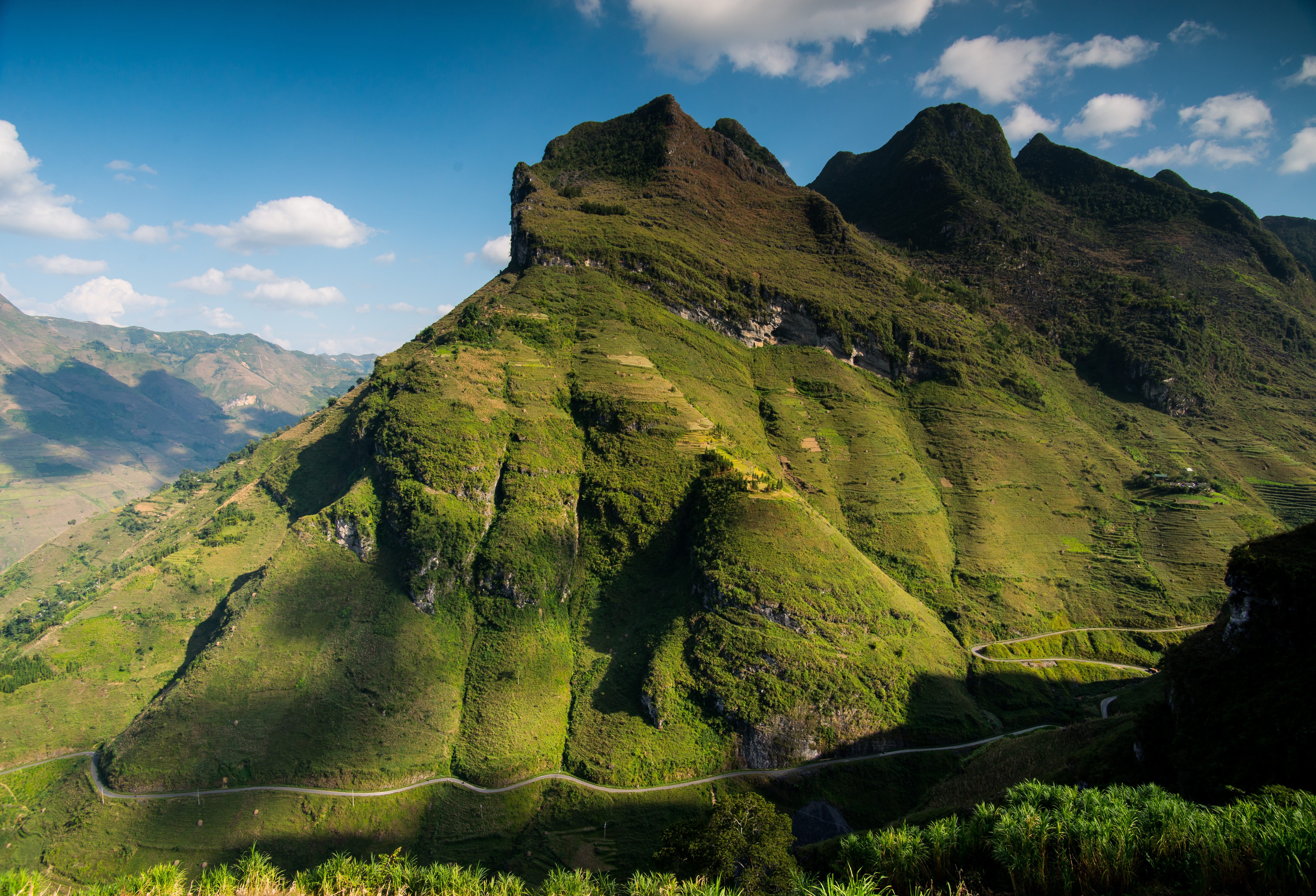 Dong Van karstplateau global geological park in de provincie Ha Giang in Vietnam