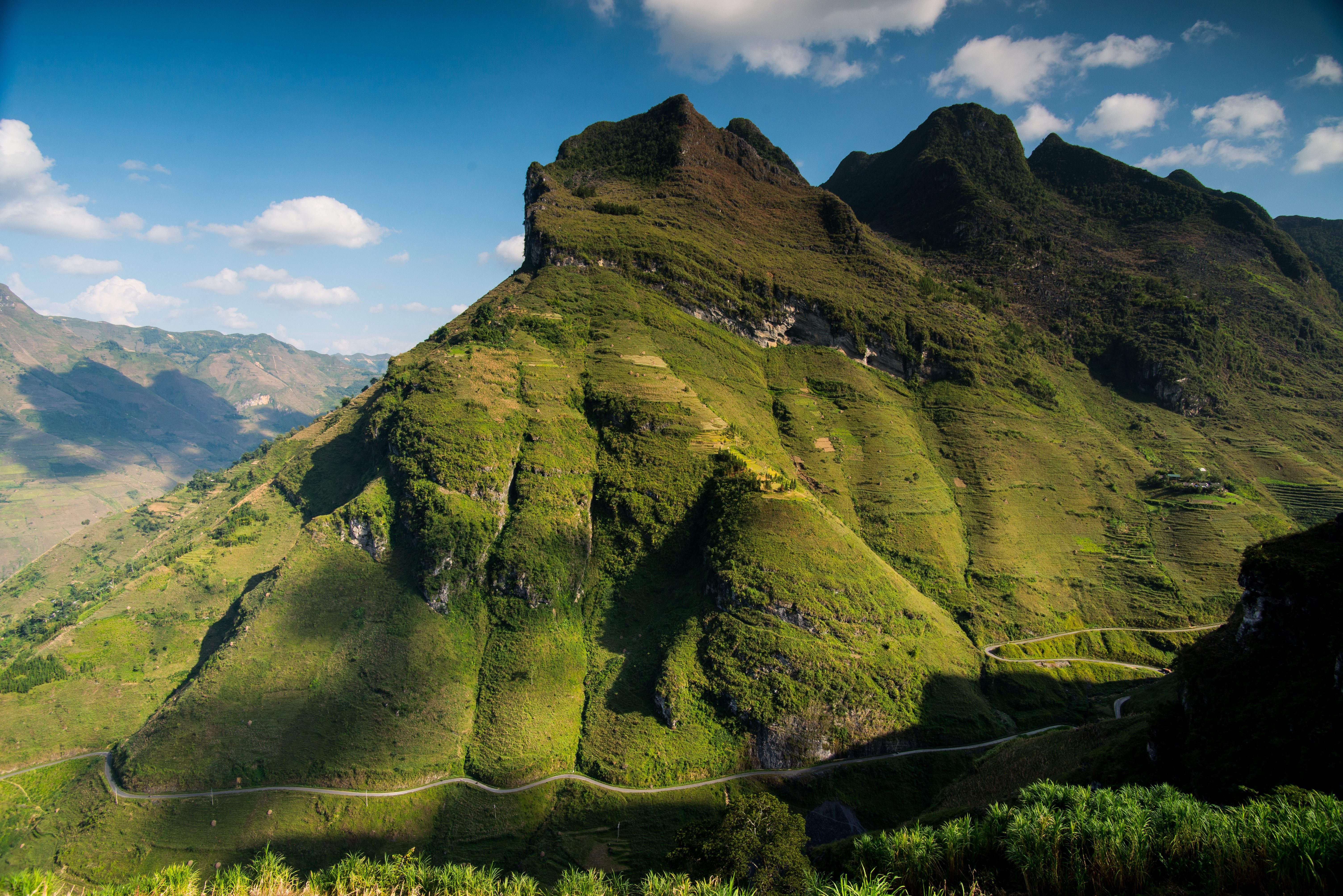 Dong Van karstplateau global geological park in de provincie Ha Giang in Vietnam