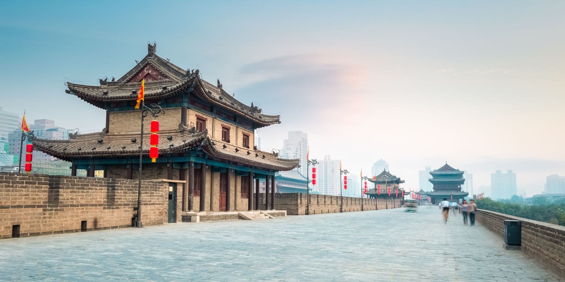 Xian stadsmuur China