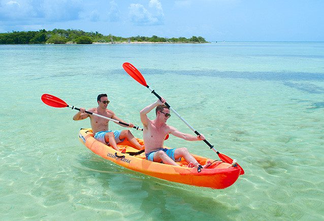 Kayakken tijdens Key West adventure tour