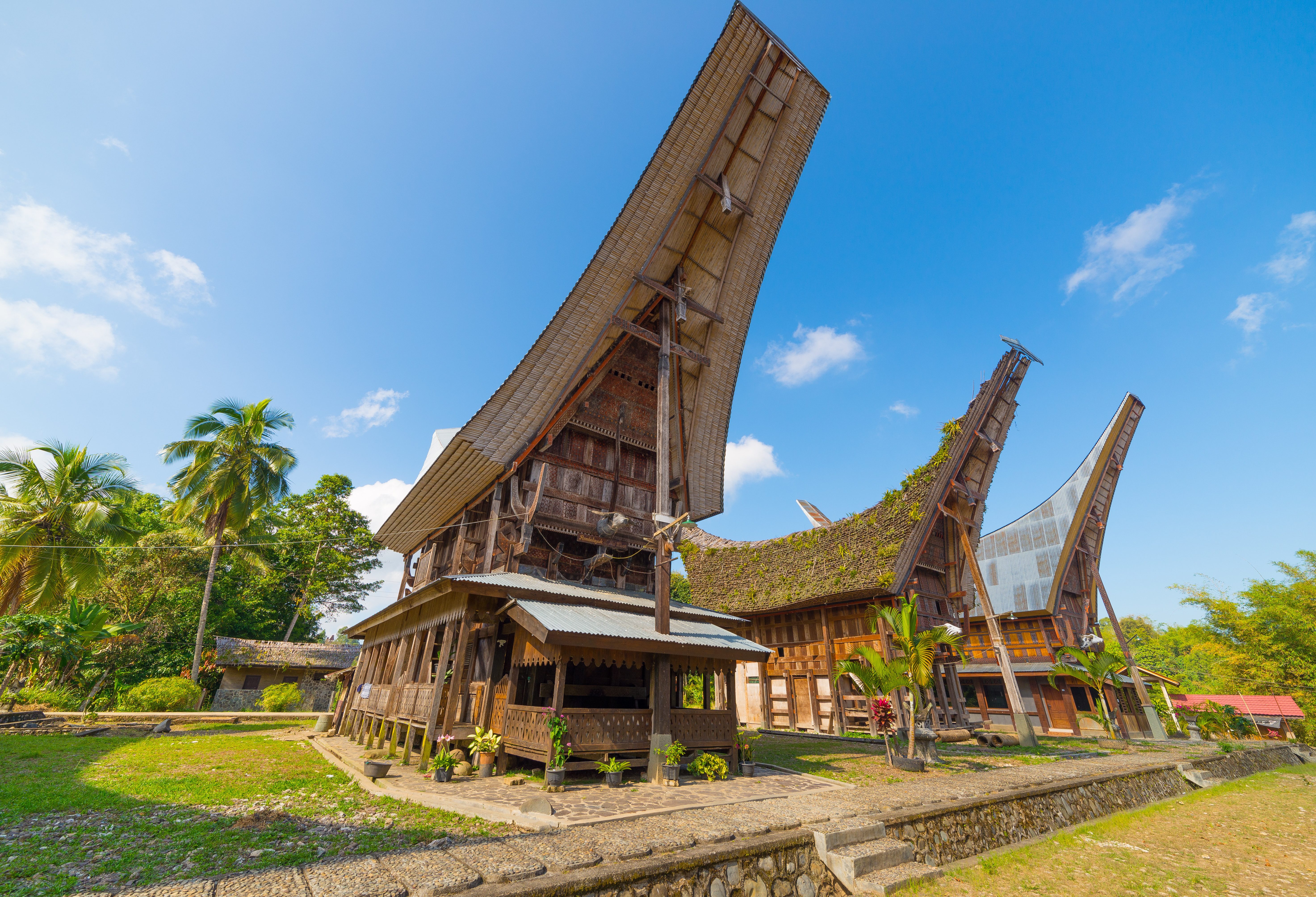Traditioneel dorp in Toraja Hoogland Sulawesi