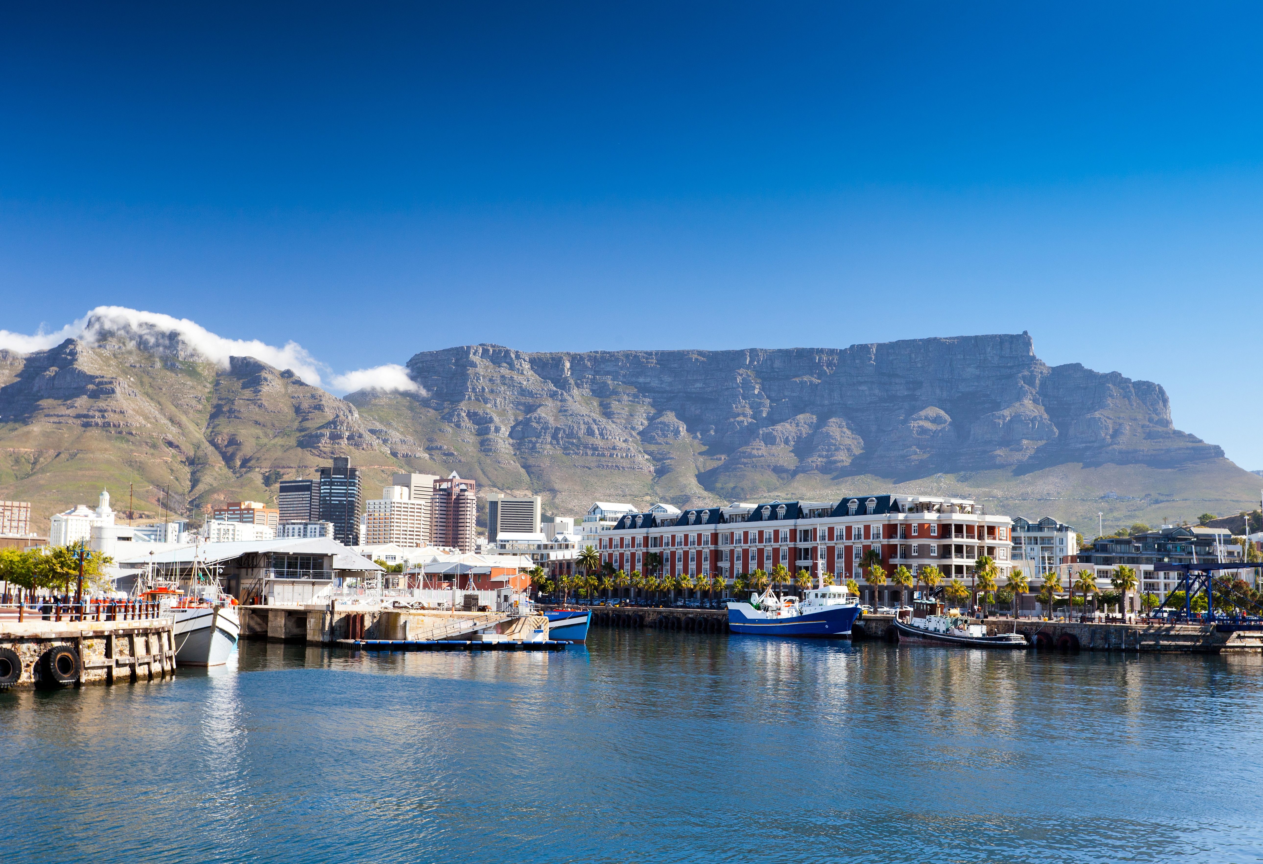 Waterfront in Kaapstad in Zuid-Afrika