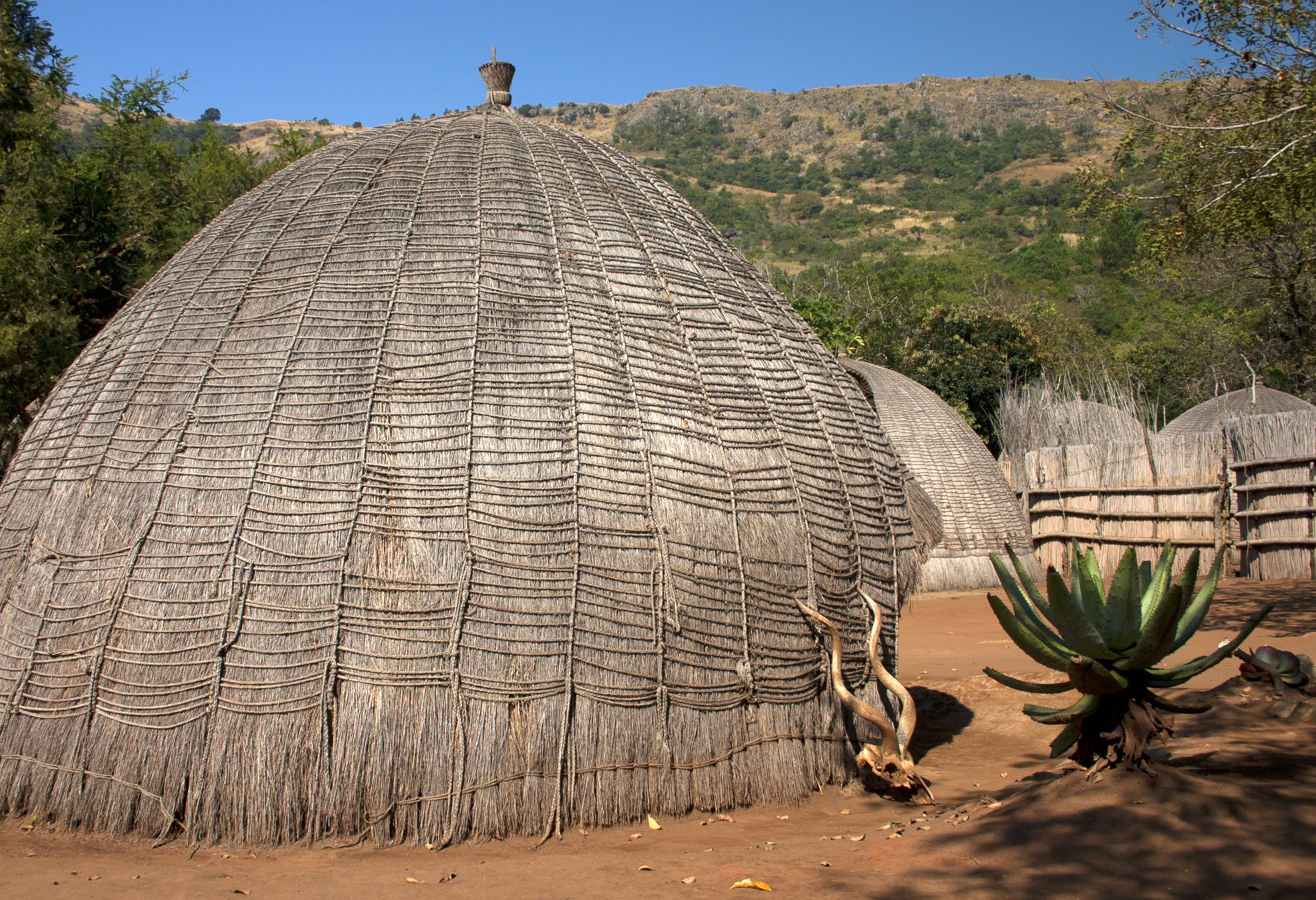 Bijenkorf huisjes in Swaziland