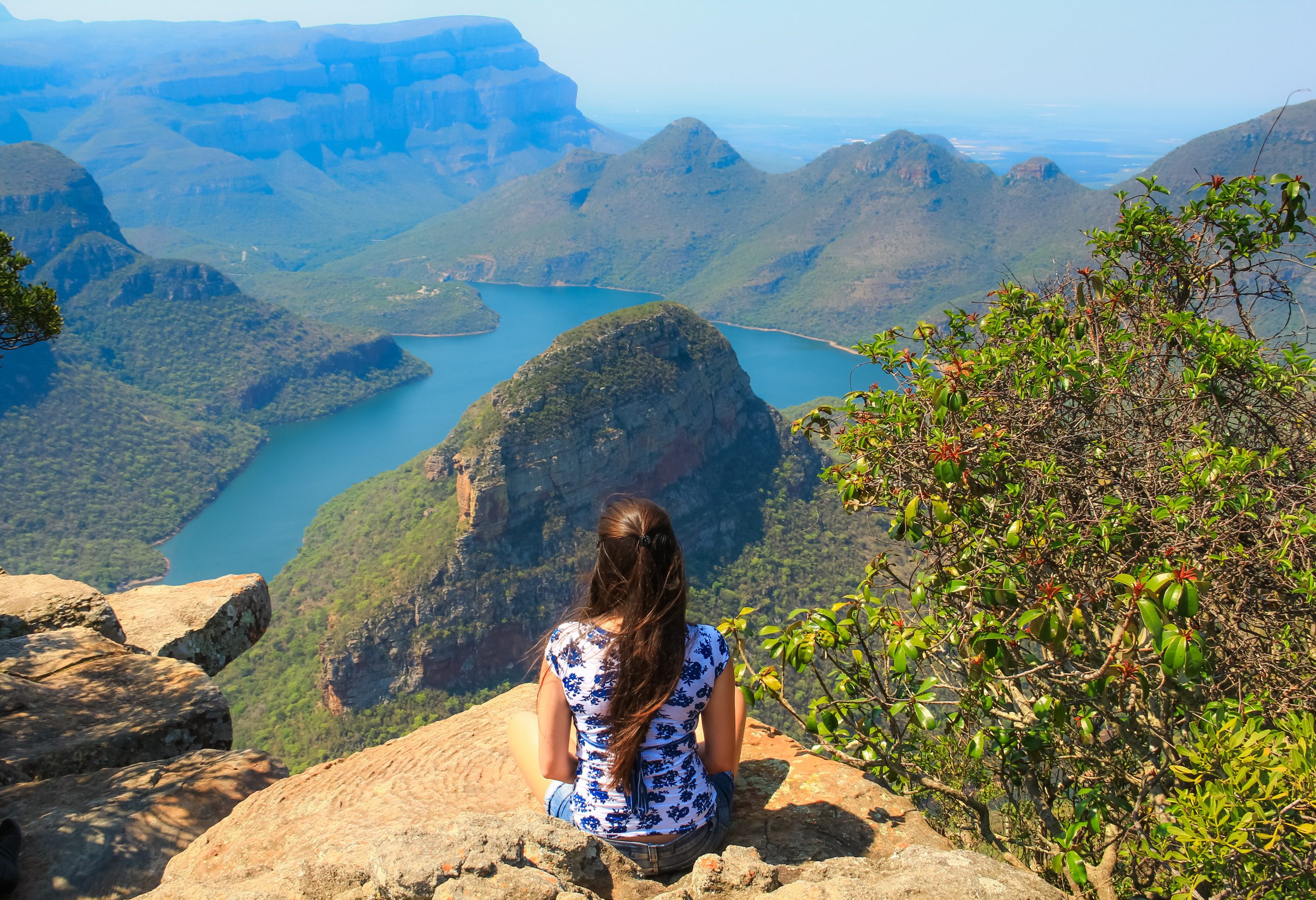 Uitzicht over Blyde River in Zuid-Afrika