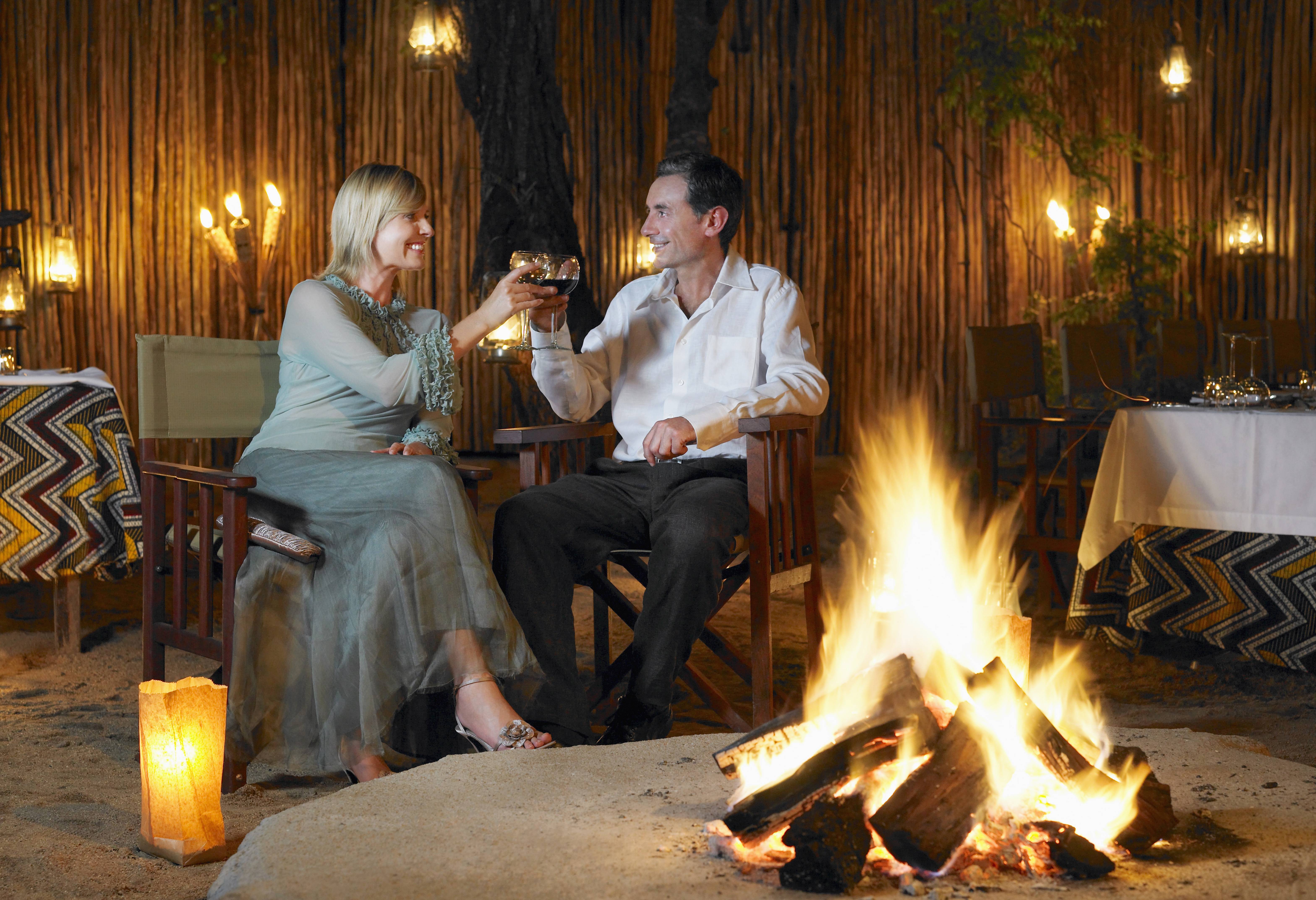 Boma  kampvuur in Marakele National Park