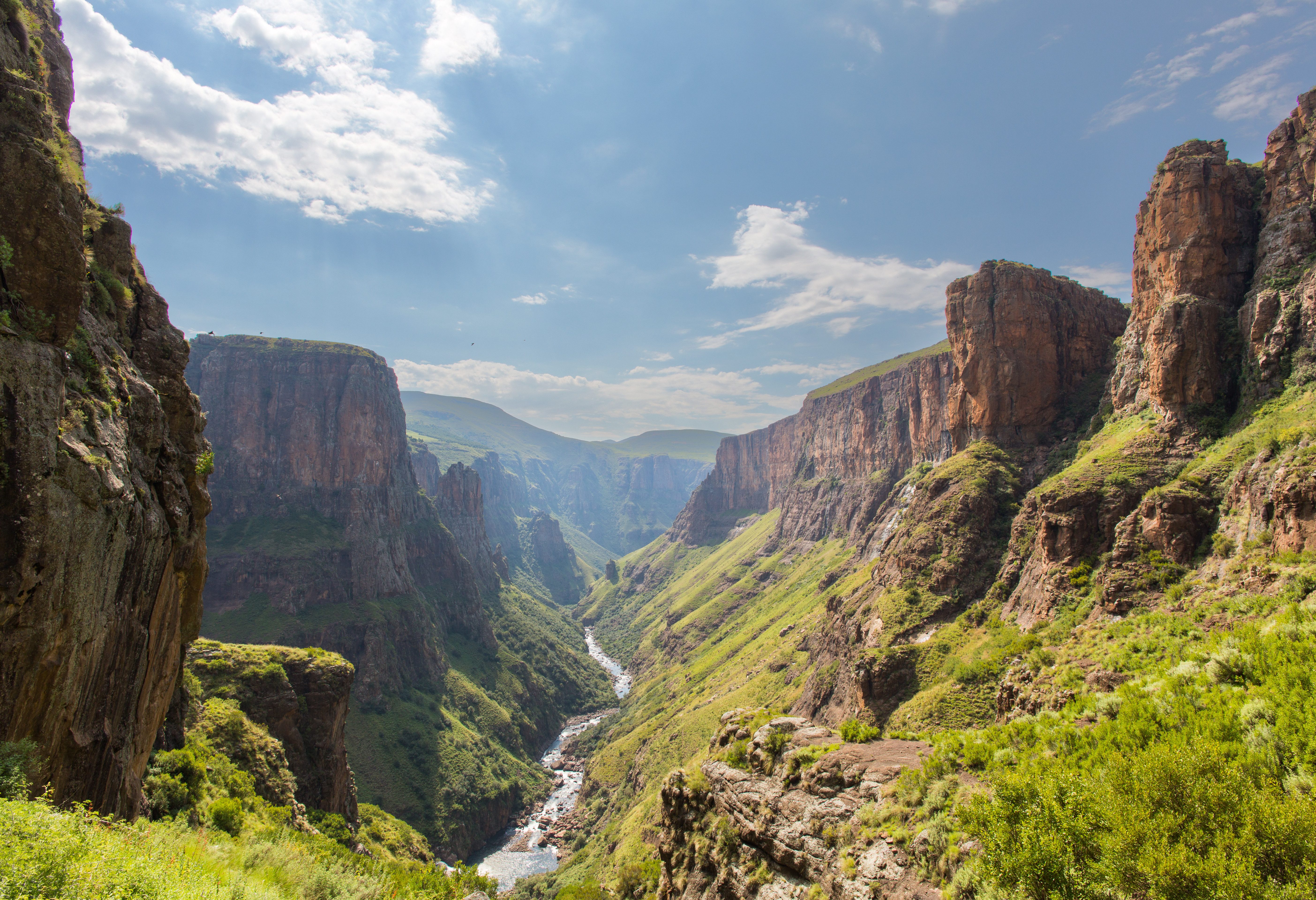 Maletsunyane Valley in Lesotho