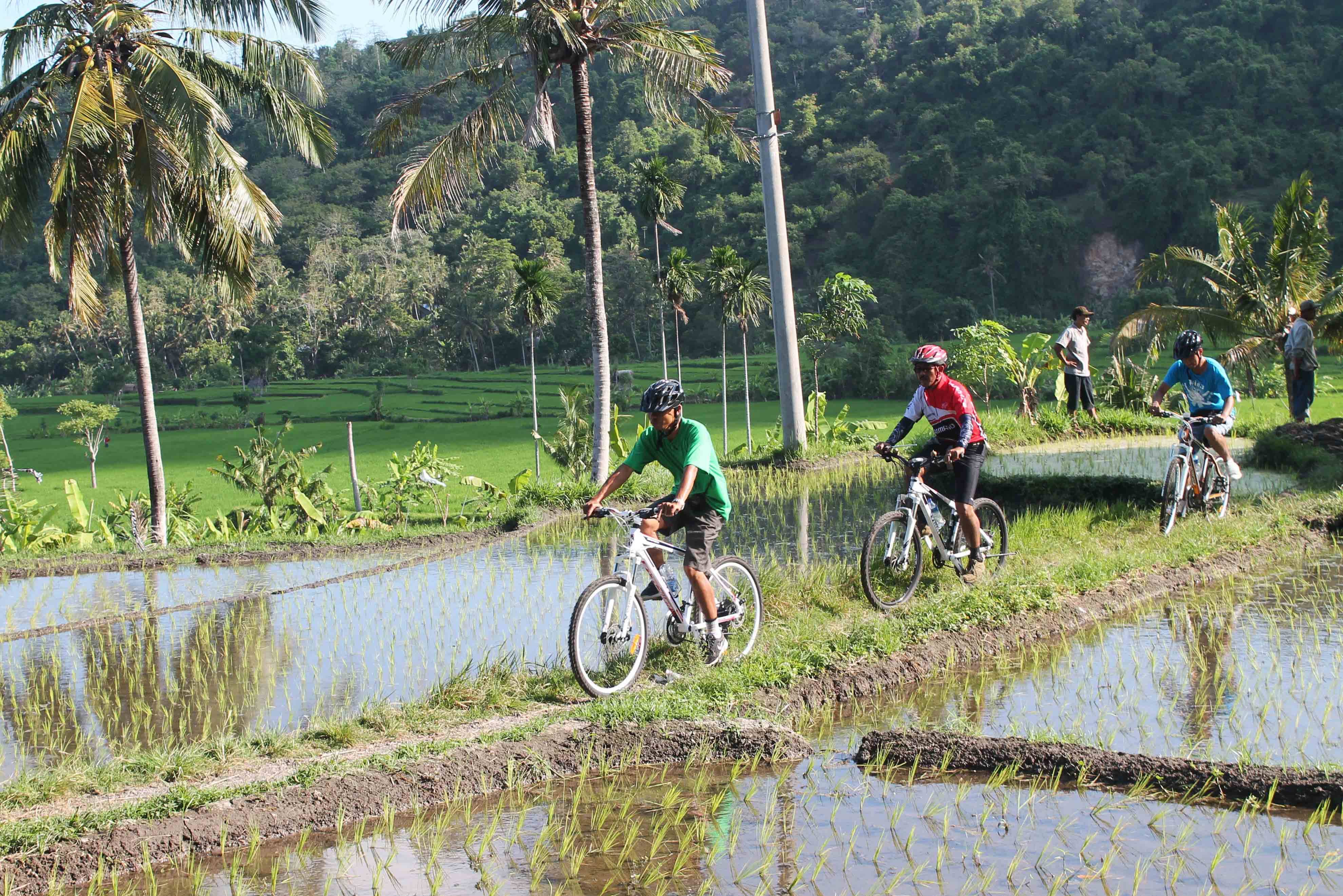 Fiets excursie op Bali