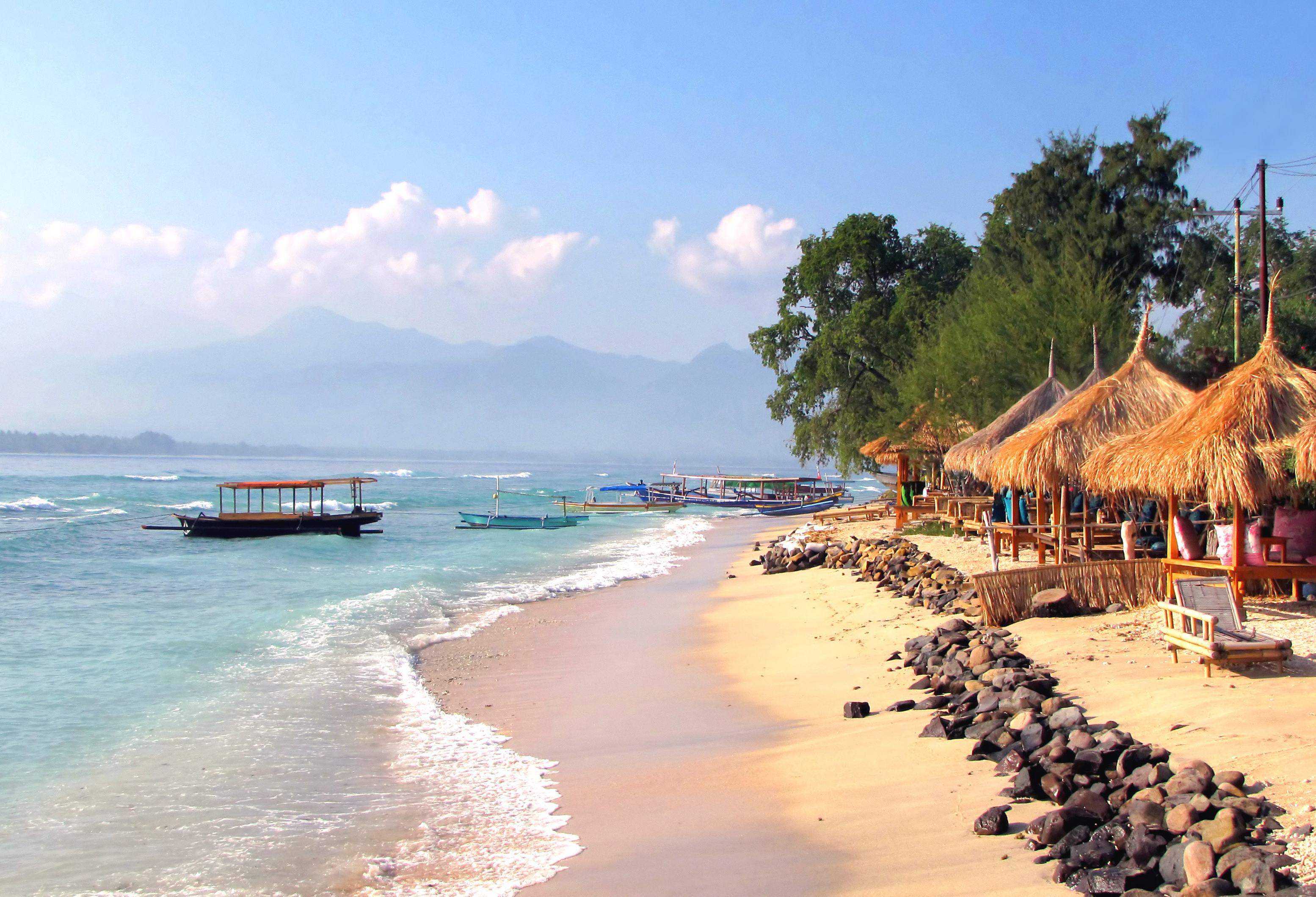 Strand van Gili Air Lombok