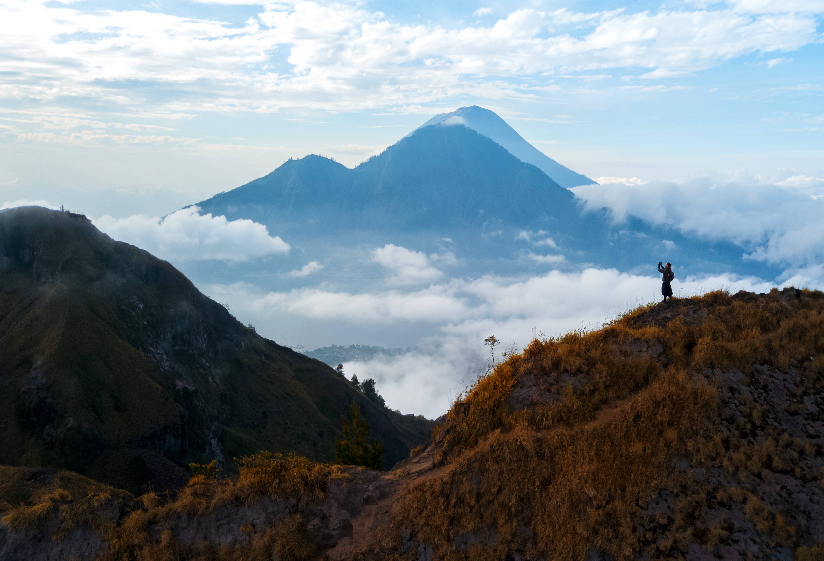 Kintamani Batur vulkaan op Bali