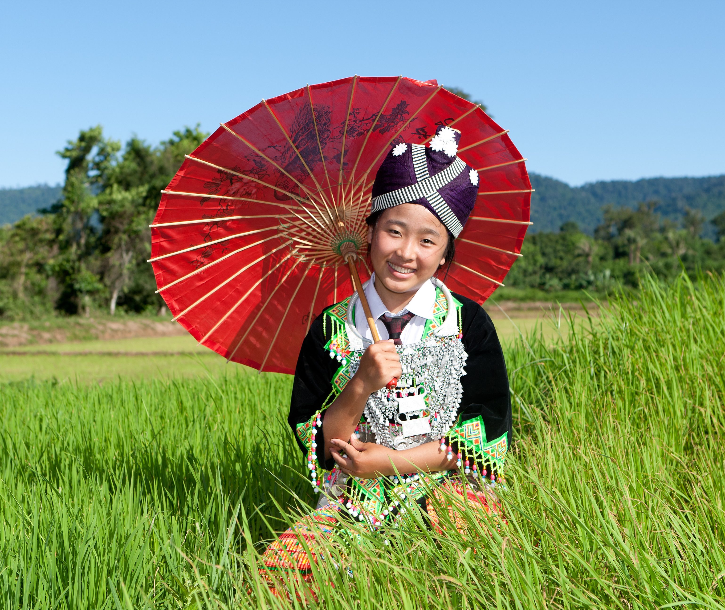 Hmong vrouw in Laos