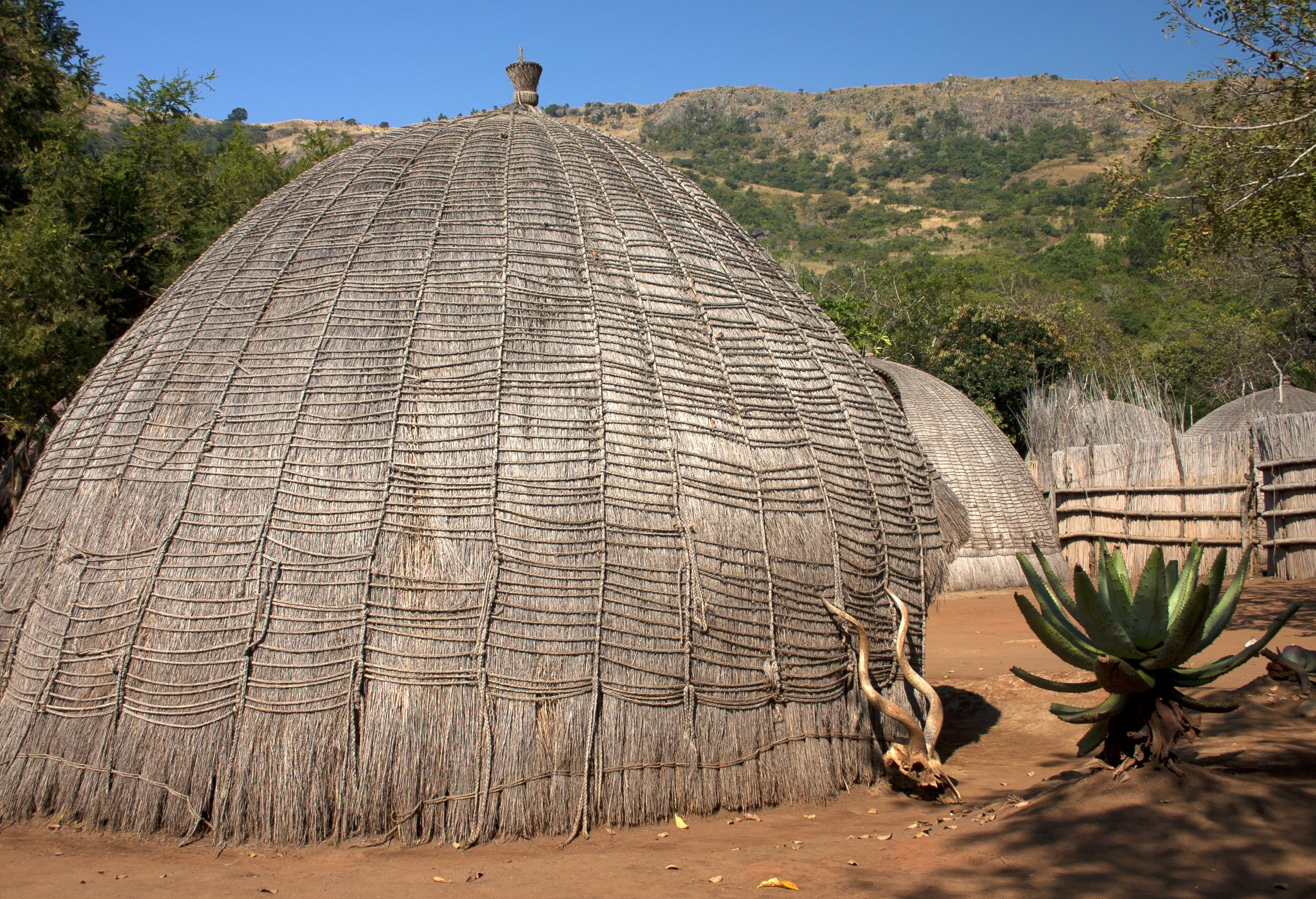 Bijenkorf hutten in Swaziland