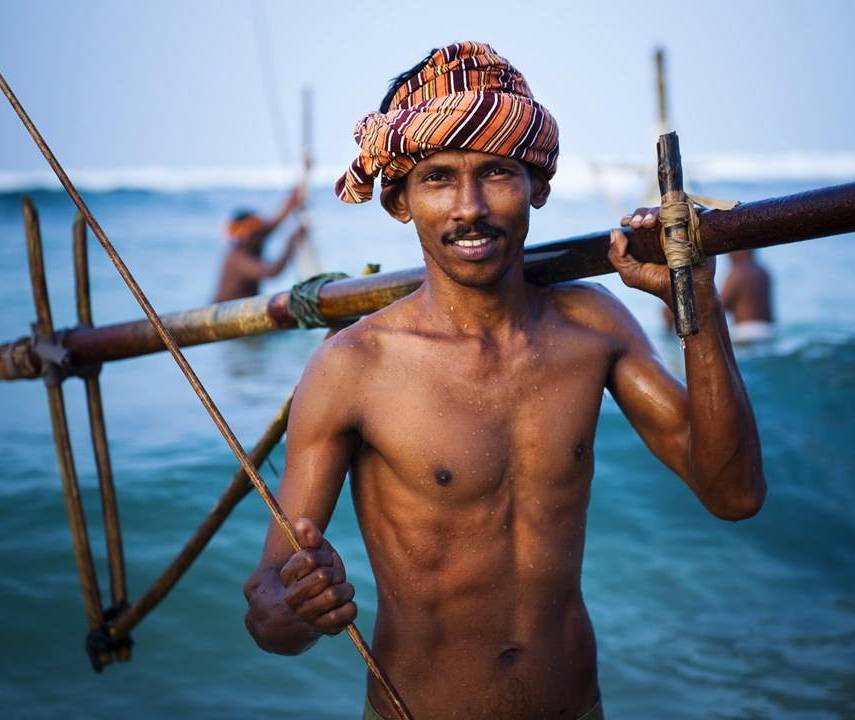 Paalvisser in Sri Lanka