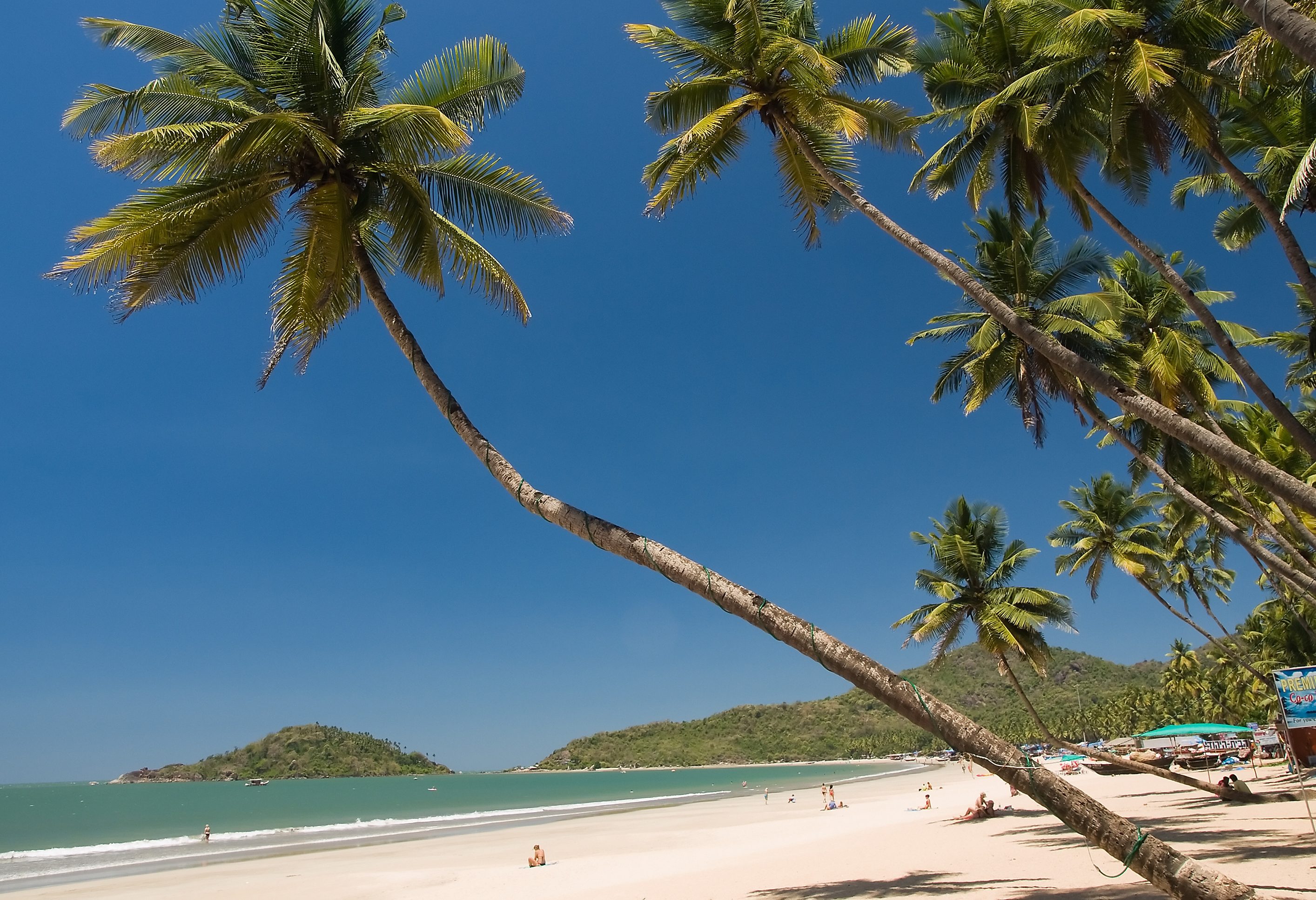 Strand bij Kovalem in Zuid-India