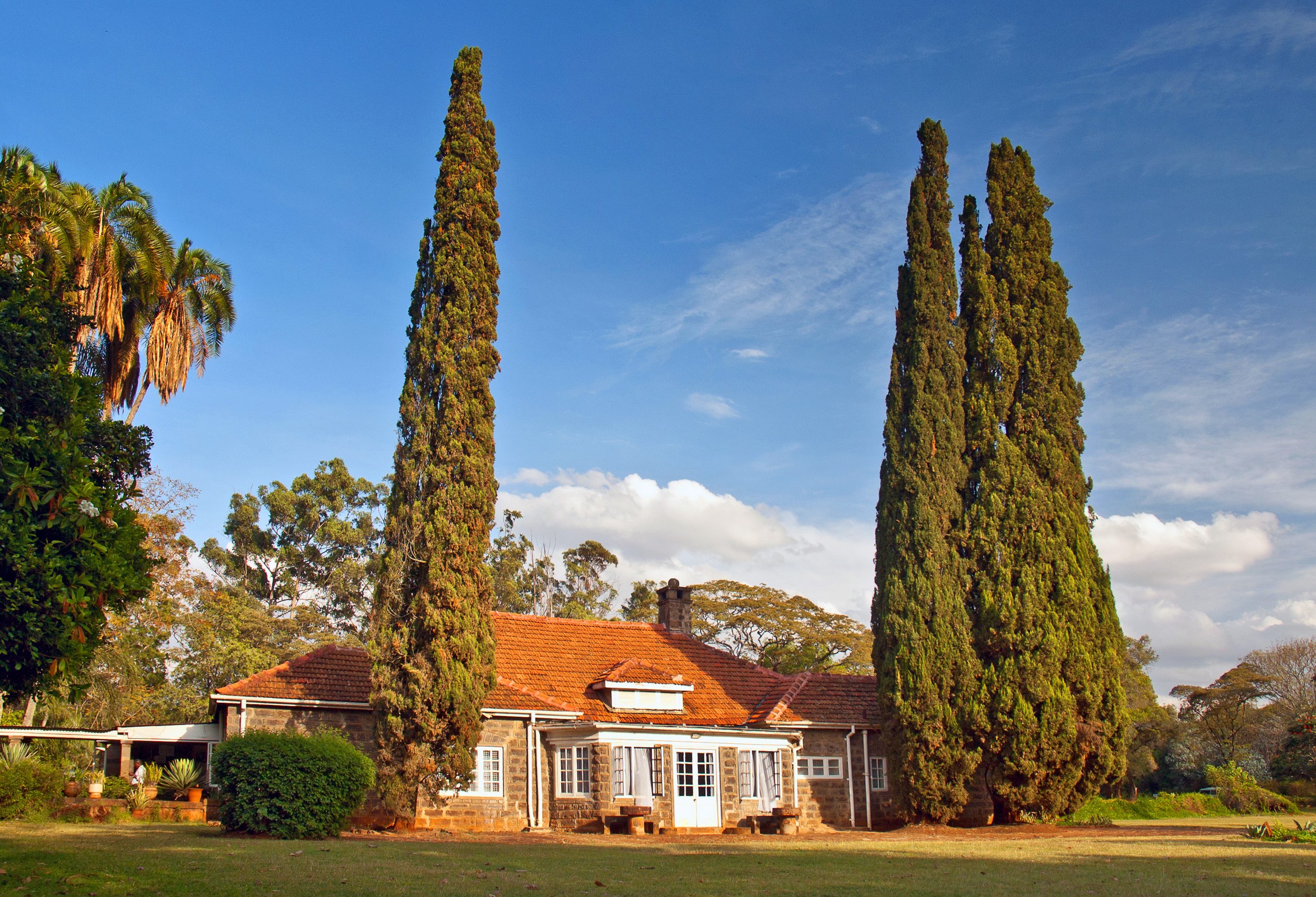 Het Karen Blixen Museum nabij Nairobi in Kenia