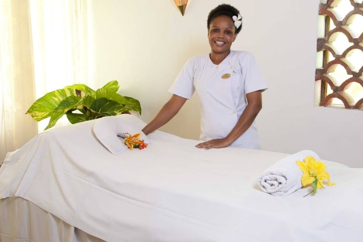 Spa in het Severin Sea Lodge in Bamburi Beach, Kenia