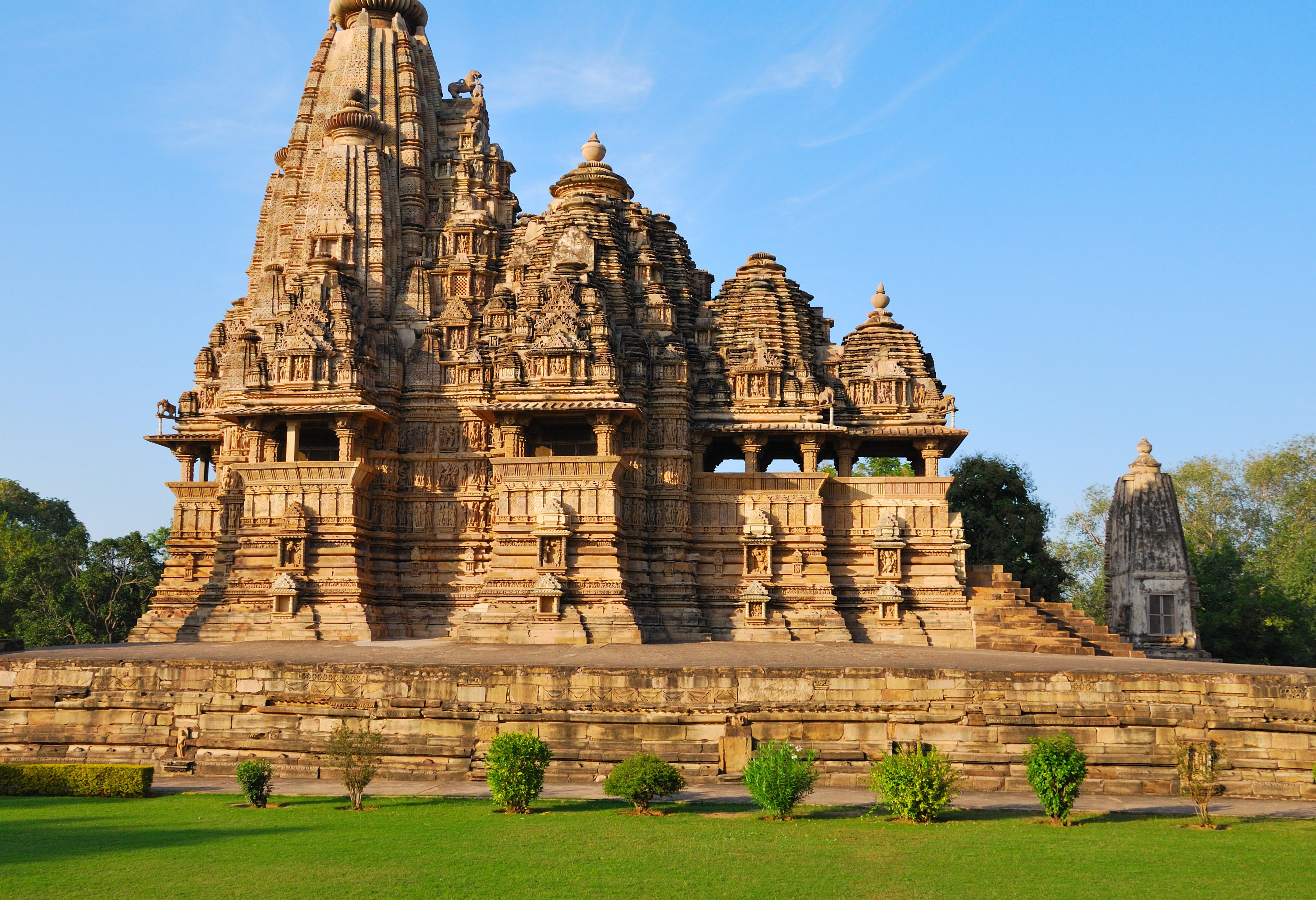 De erotische tempels van Khajuraho in India