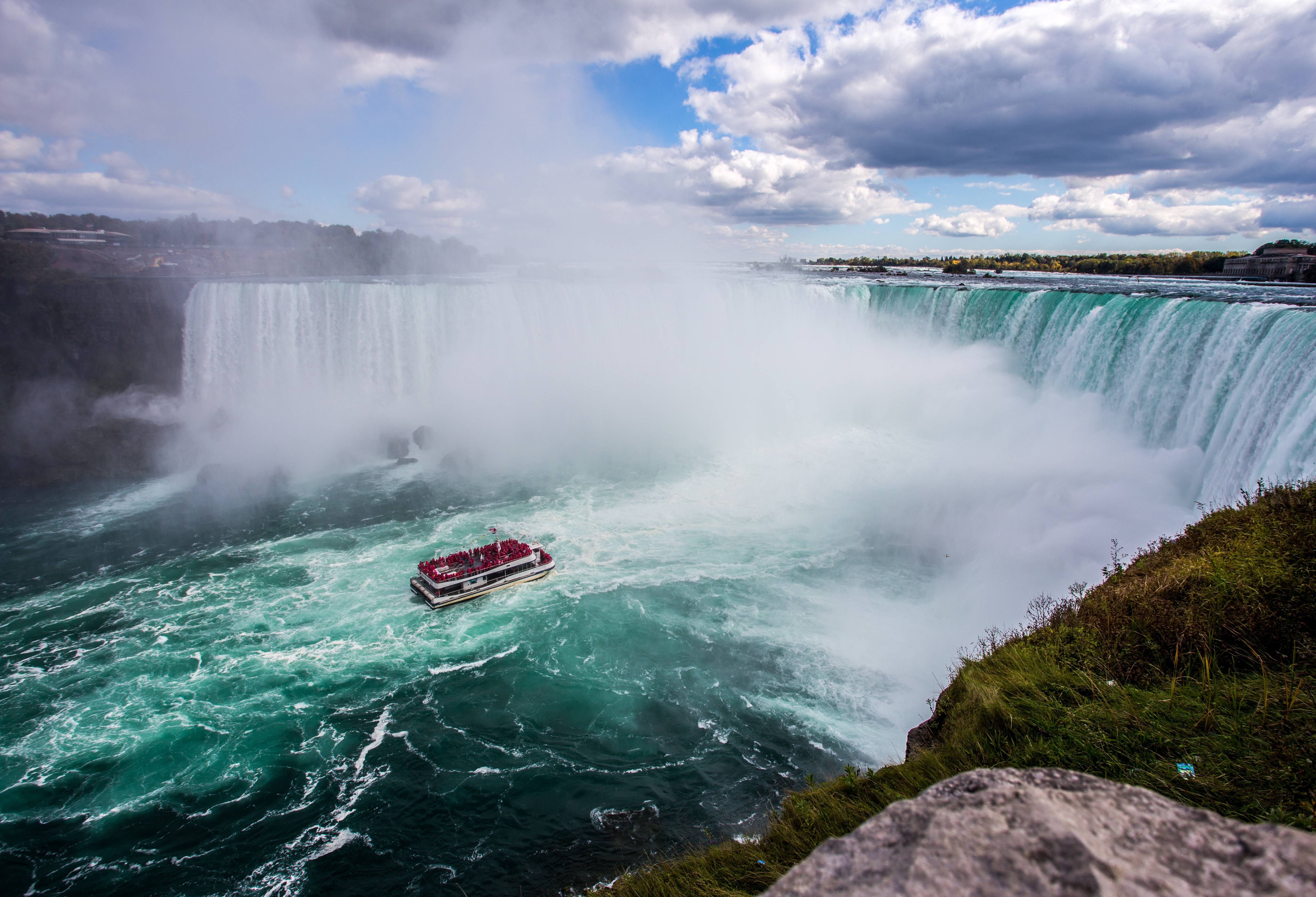 Hornblower cruise bij Niagara Falls Canada
