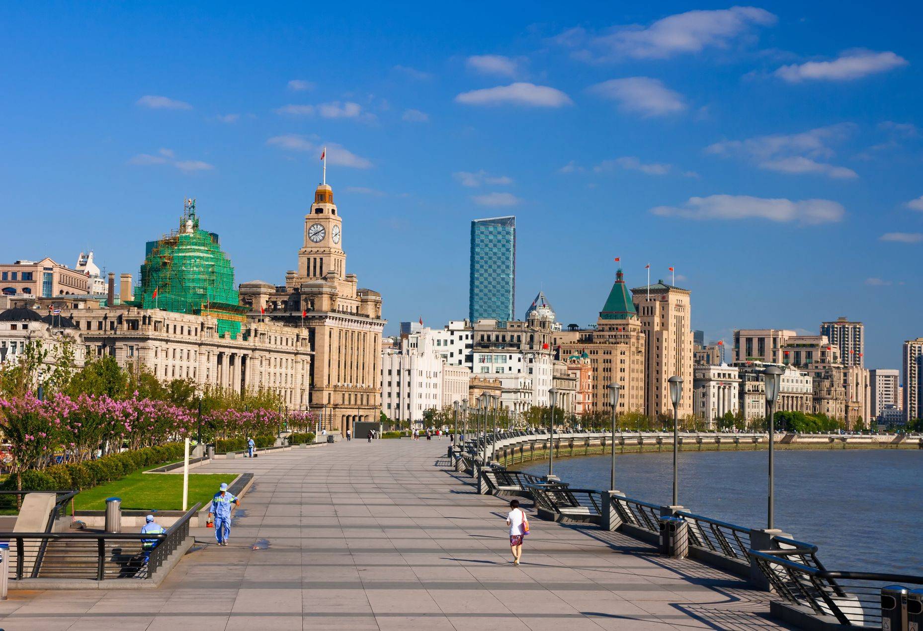 The Bund in Shanghai