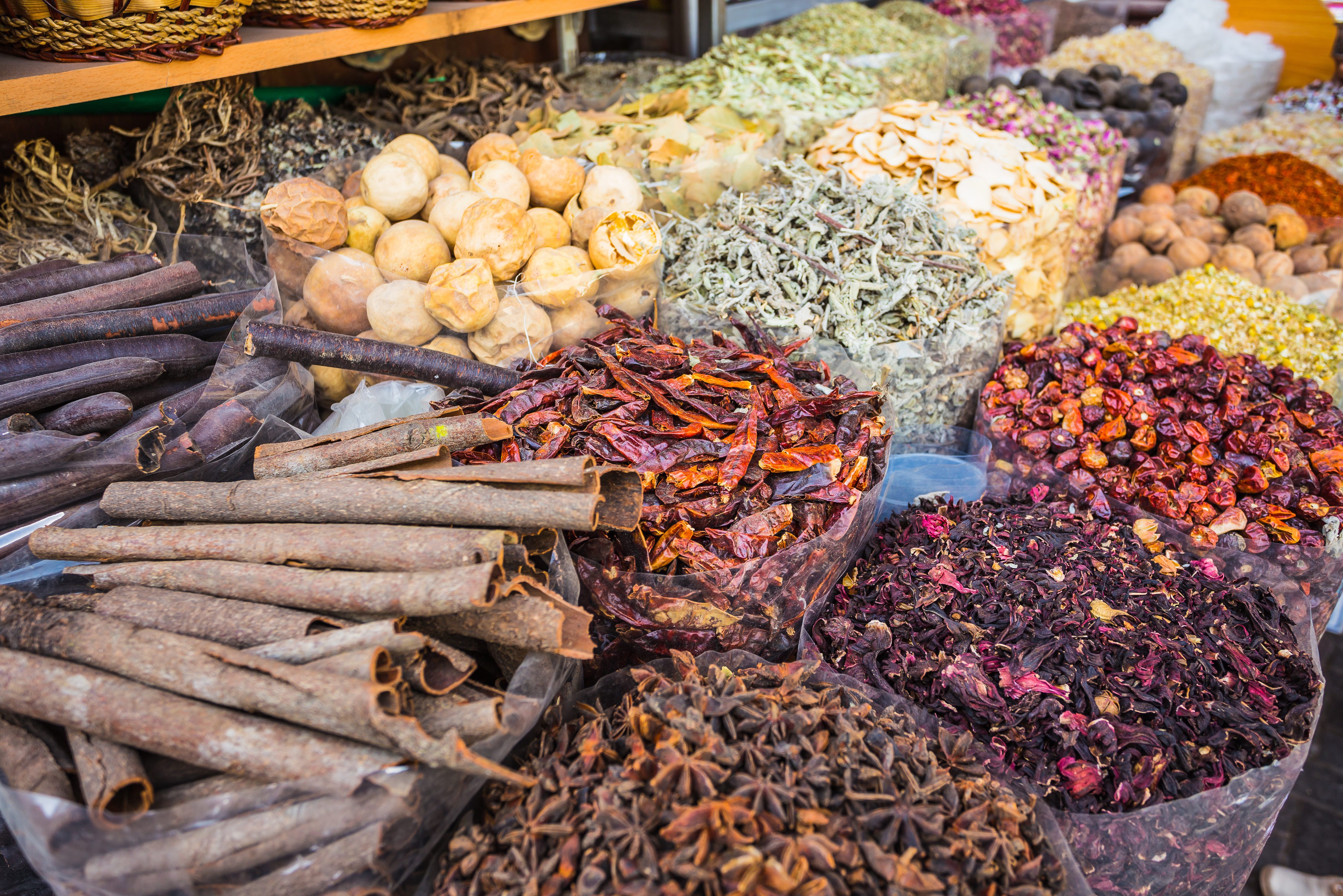 kruiden souk in Oud Dubai