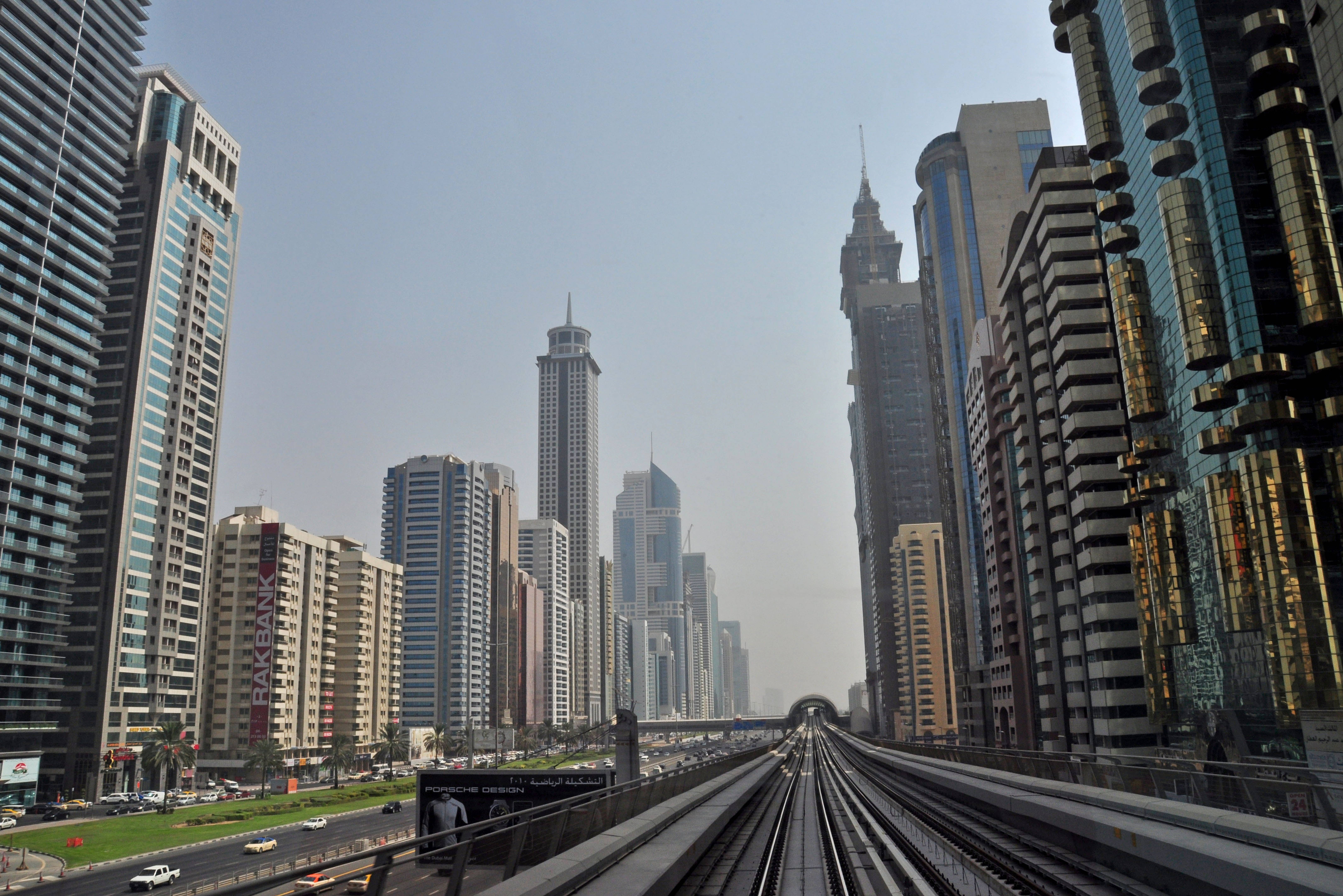 Sjeik Zayed Road in Downtown Dubai
