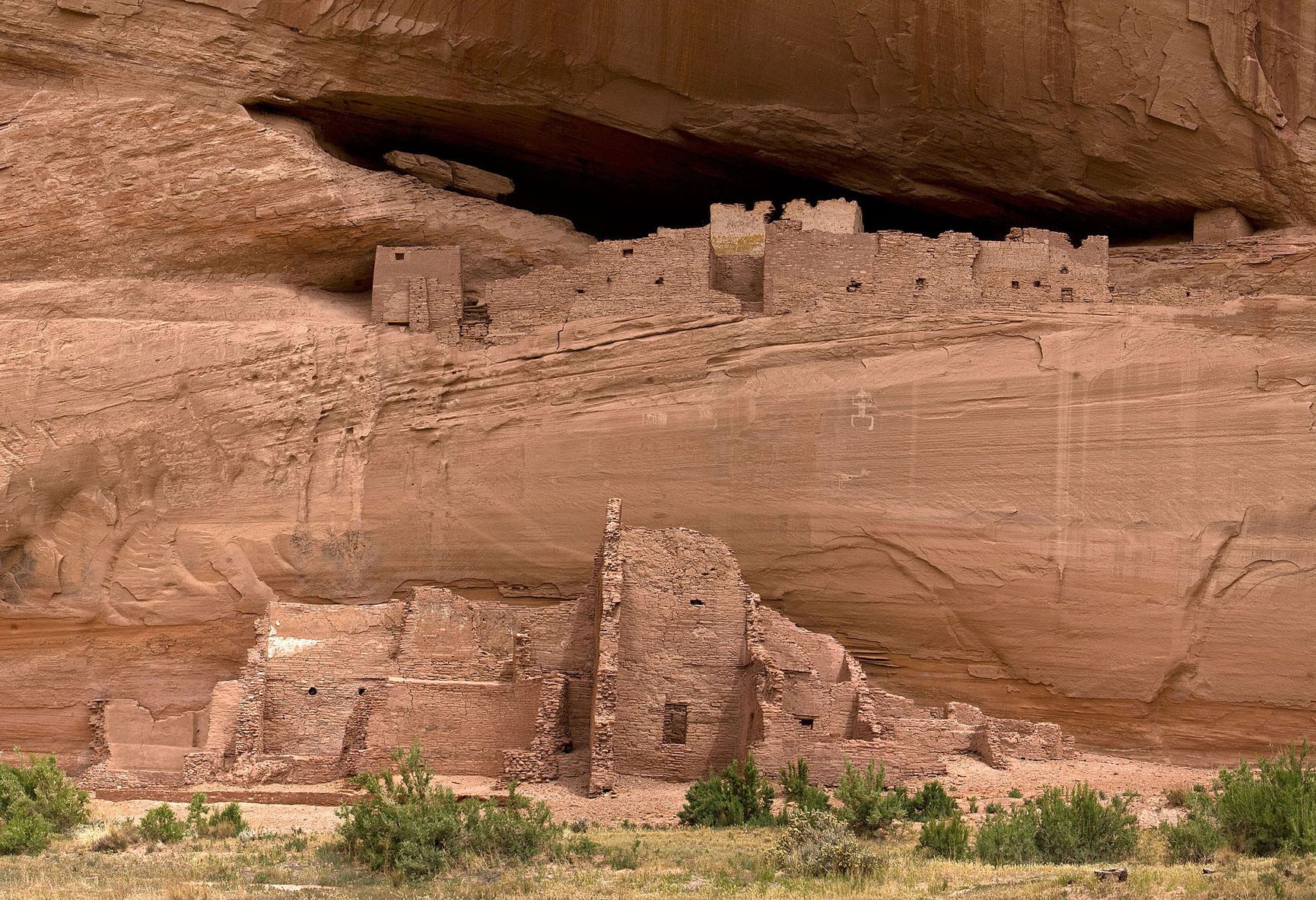 The White Balcony House in Canyon the Chelly in Amerika