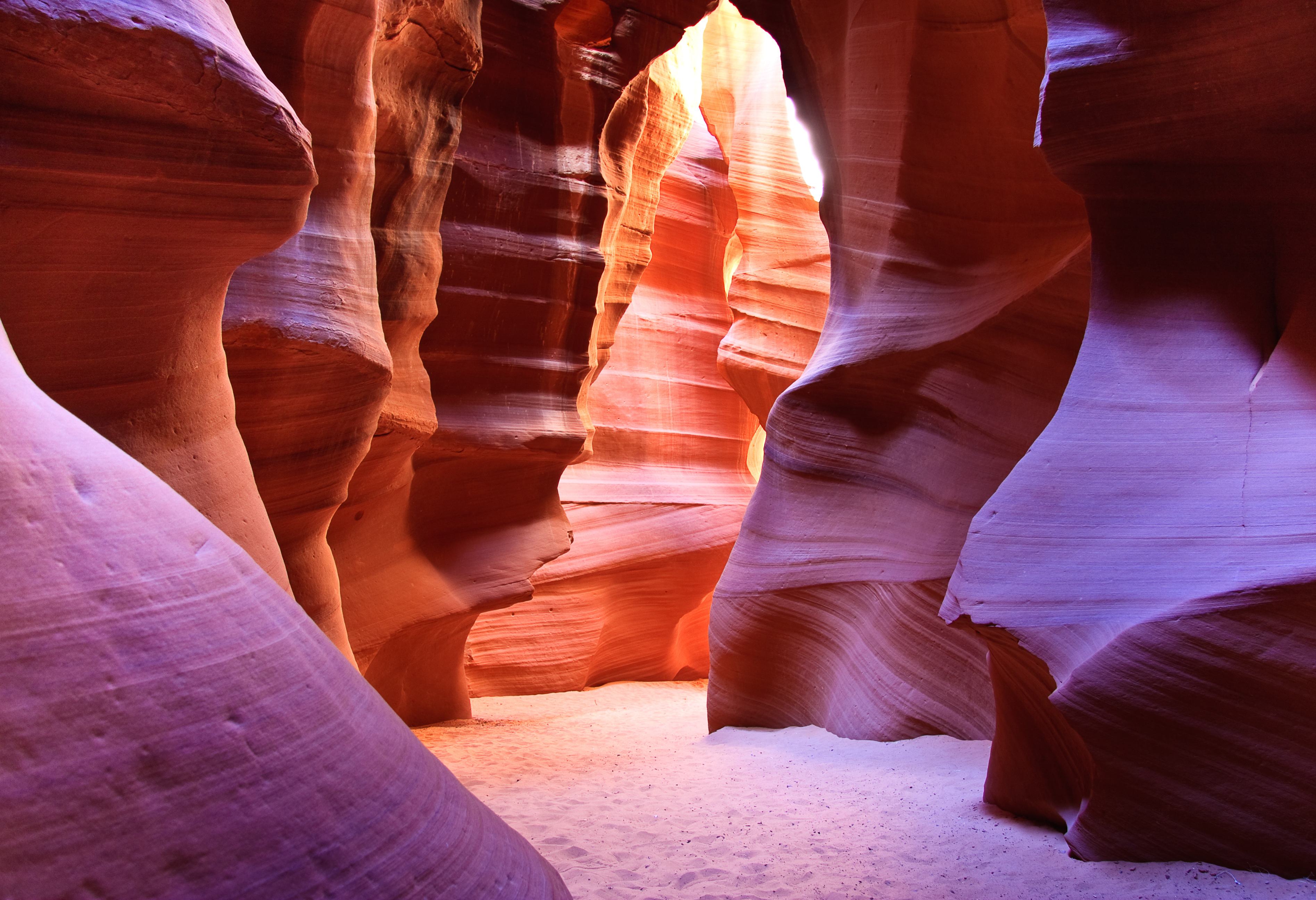 Antelope Canyon bij Page in Amerika
