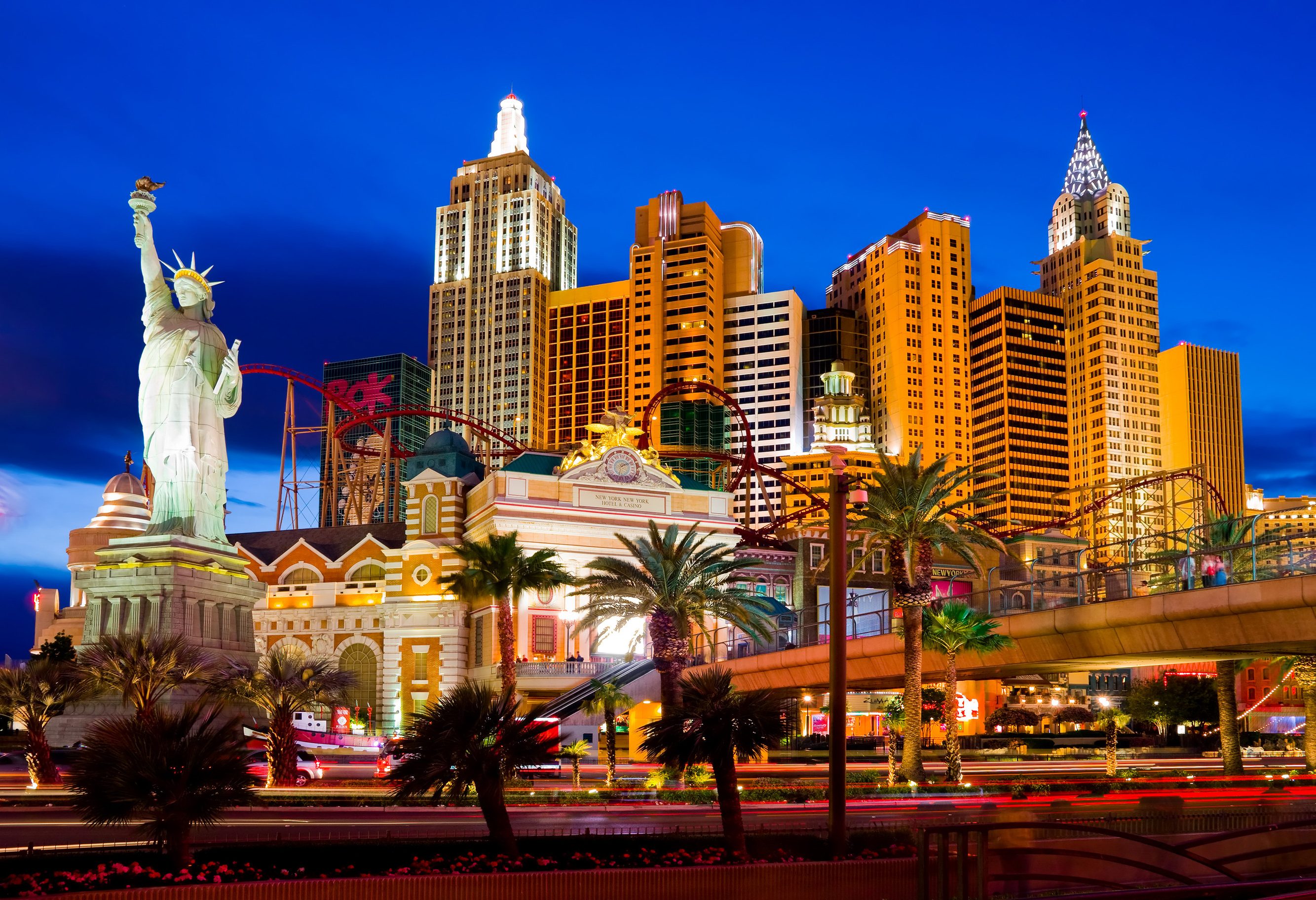 Las Vegas in de avond