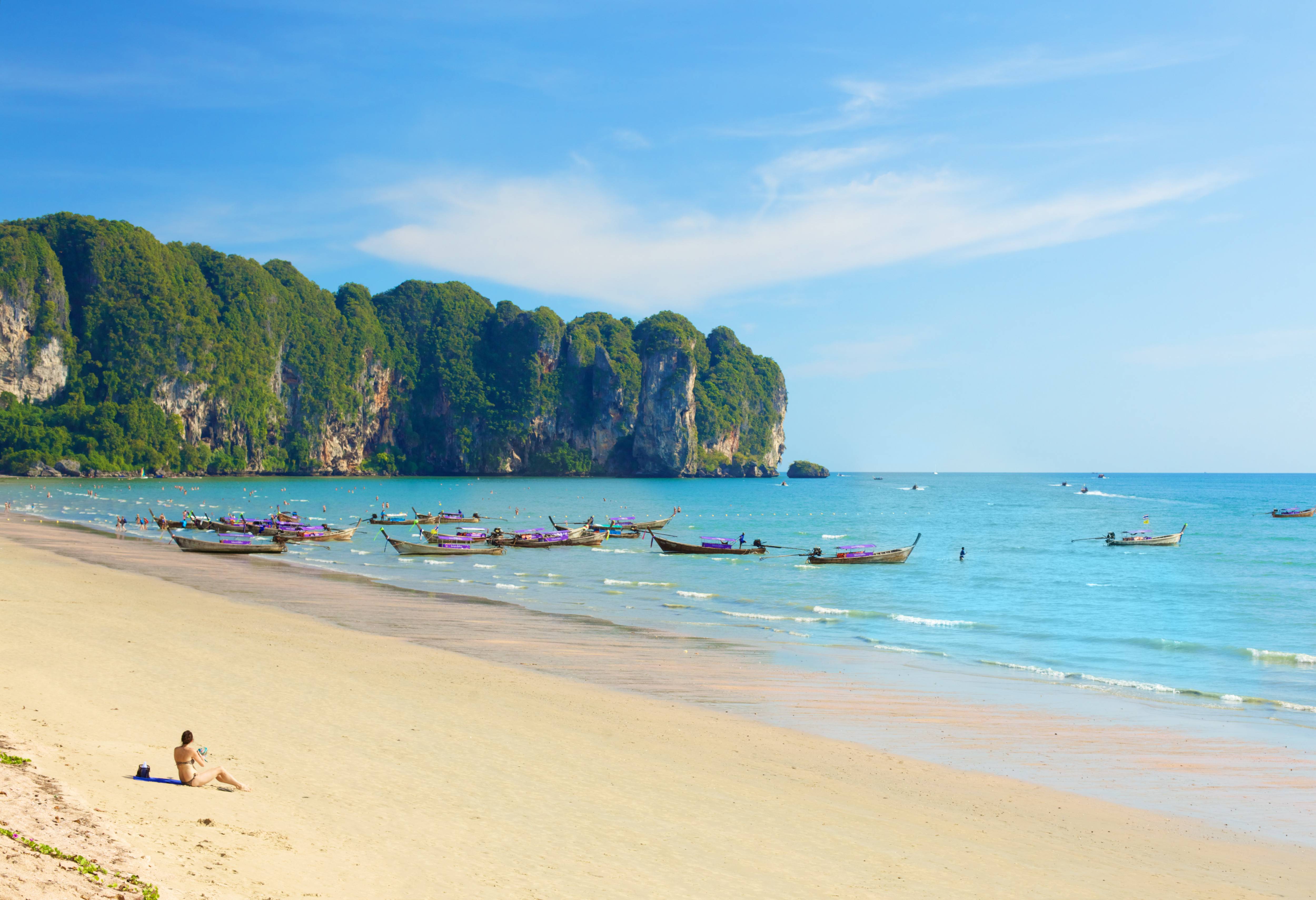 Ao Nang Beach in Krabi, Thailand