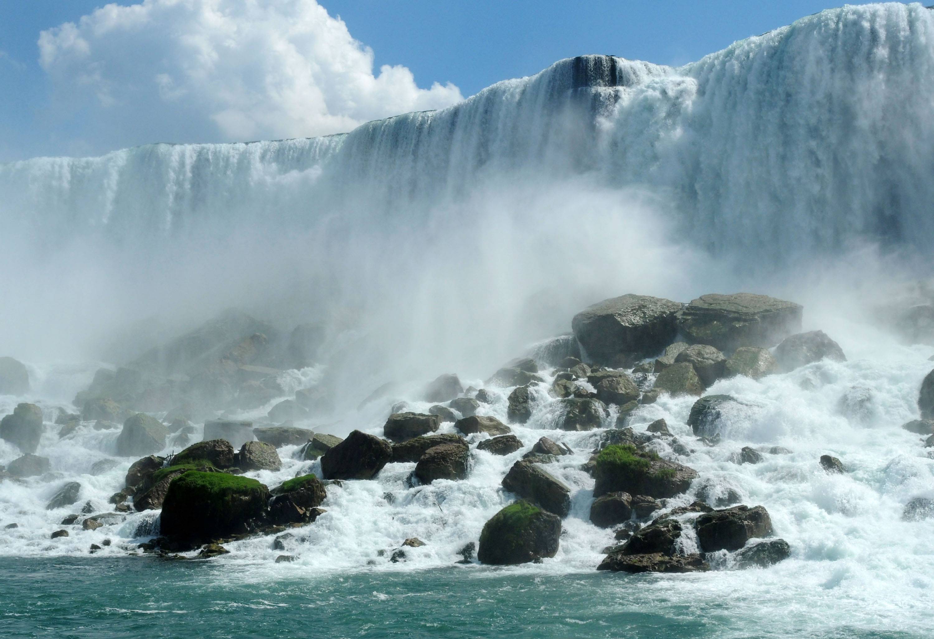 De Niagara Falls in Amerika
