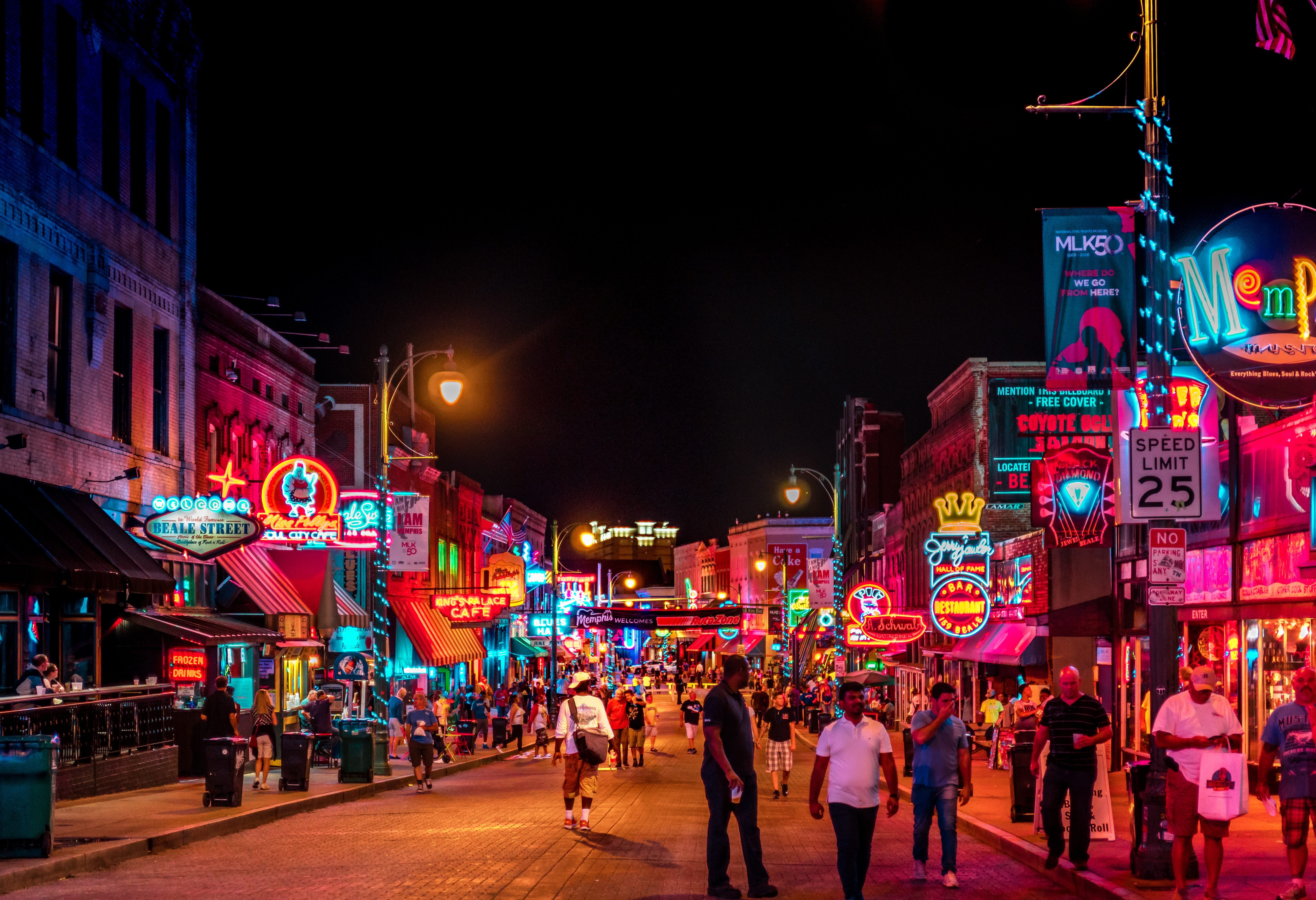 Beale Street in Memphis